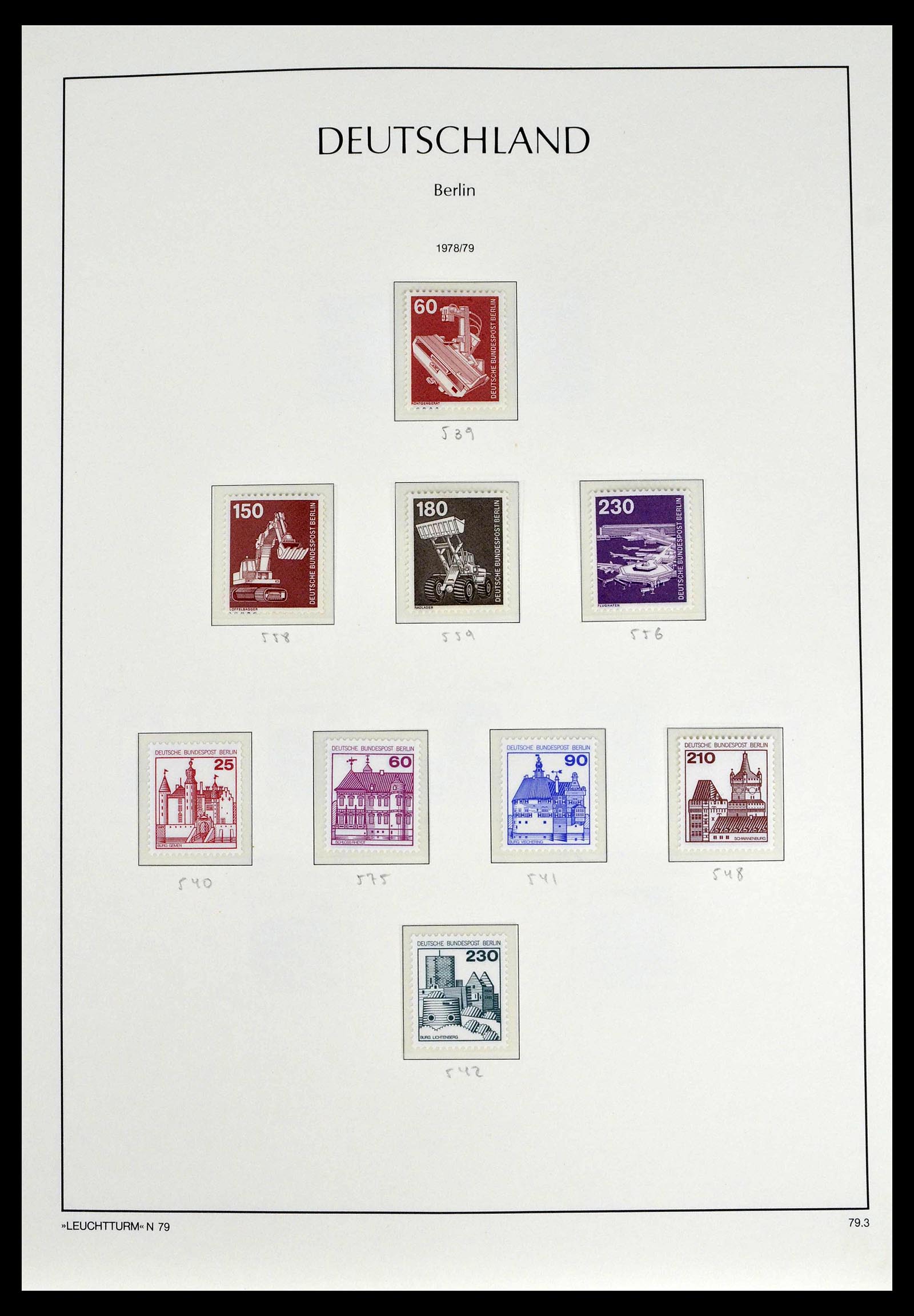 39251 0063 - Postzegelverzameling 39251 Berlijn 1948-1990.