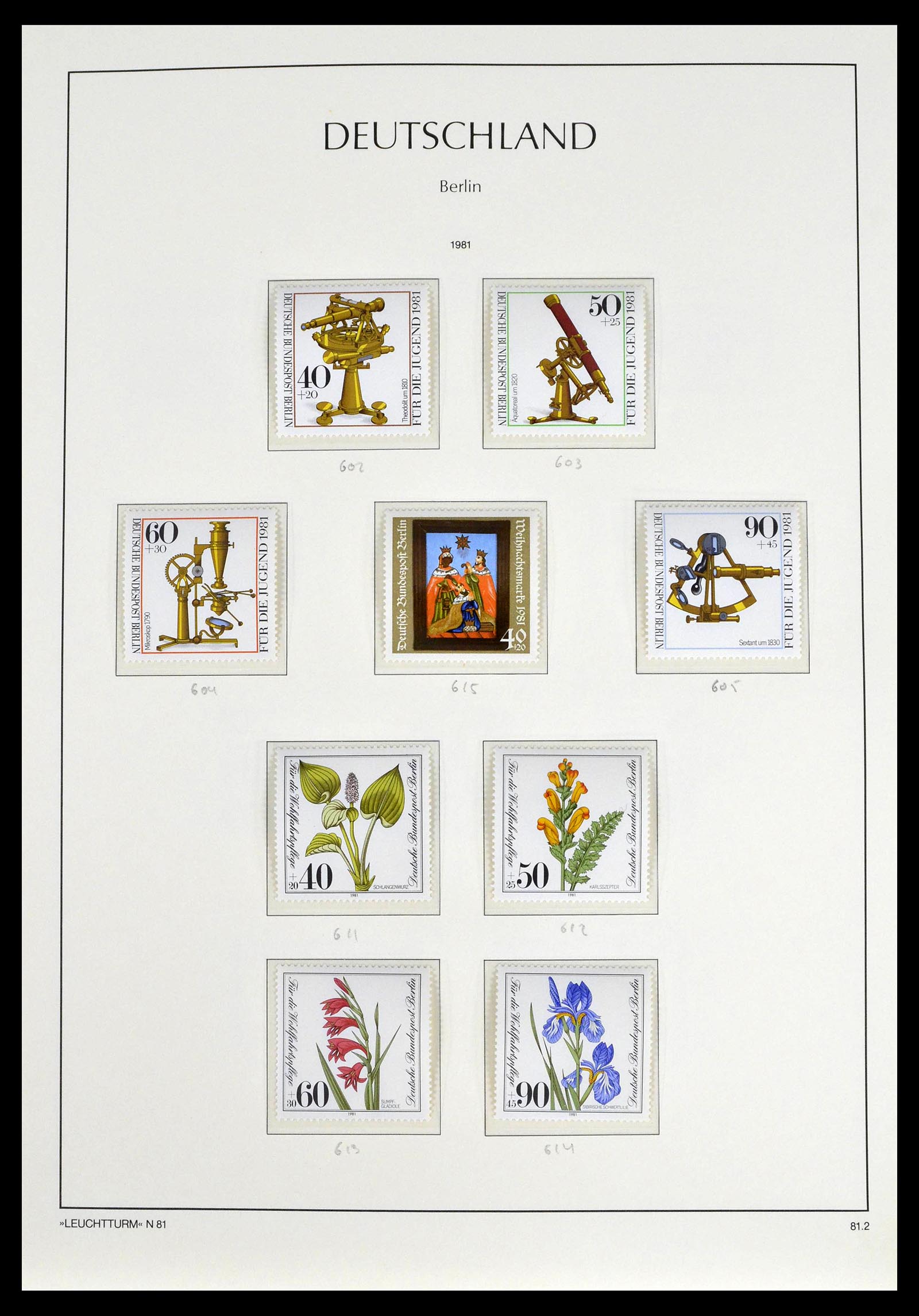 39251 0069 - Postzegelverzameling 39251 Berlijn 1948-1990.
