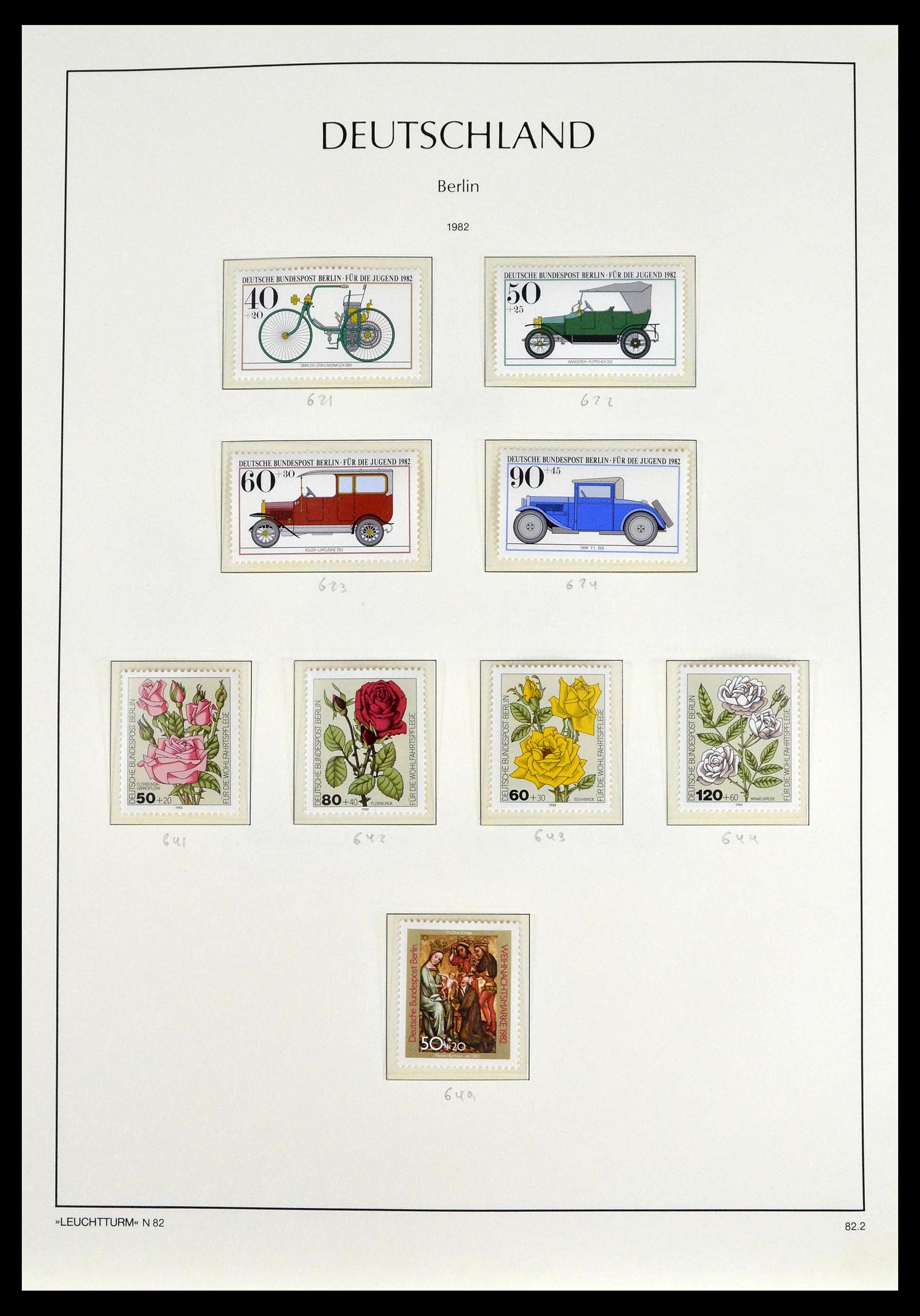 39251 0071 - Postzegelverzameling 39251 Berlijn 1948-1990.