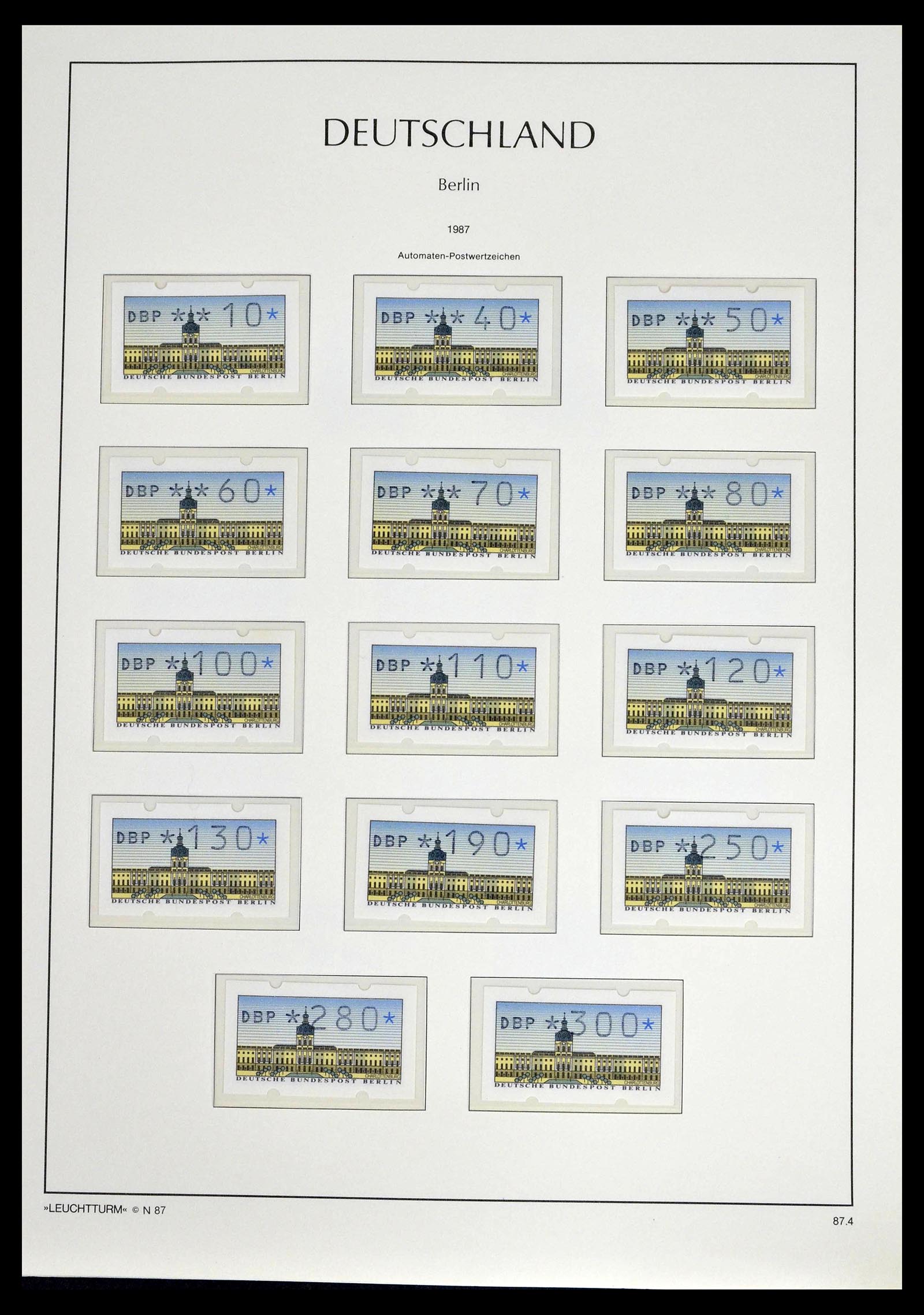39251 0083 - Stamp collection 39251 Berlin 1948-1990.