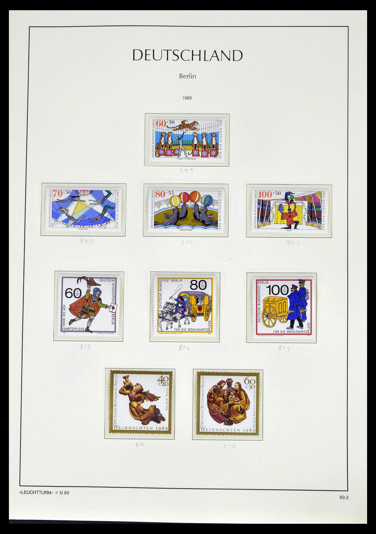 39251 0087 - Postzegelverzameling 39251 Berlijn 1948-1990.