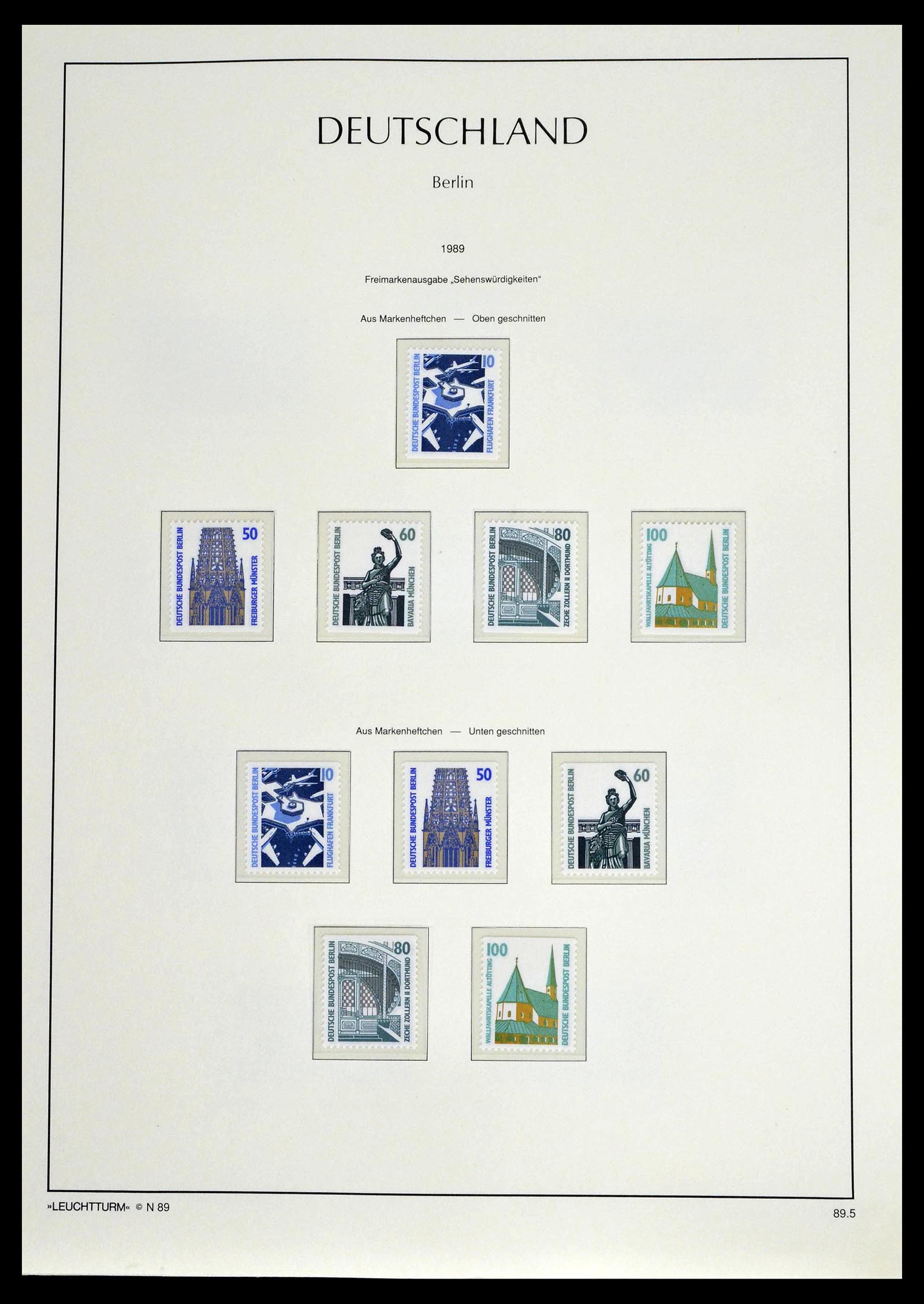 39251 0090 - Postzegelverzameling 39251 Berlijn 1948-1990.