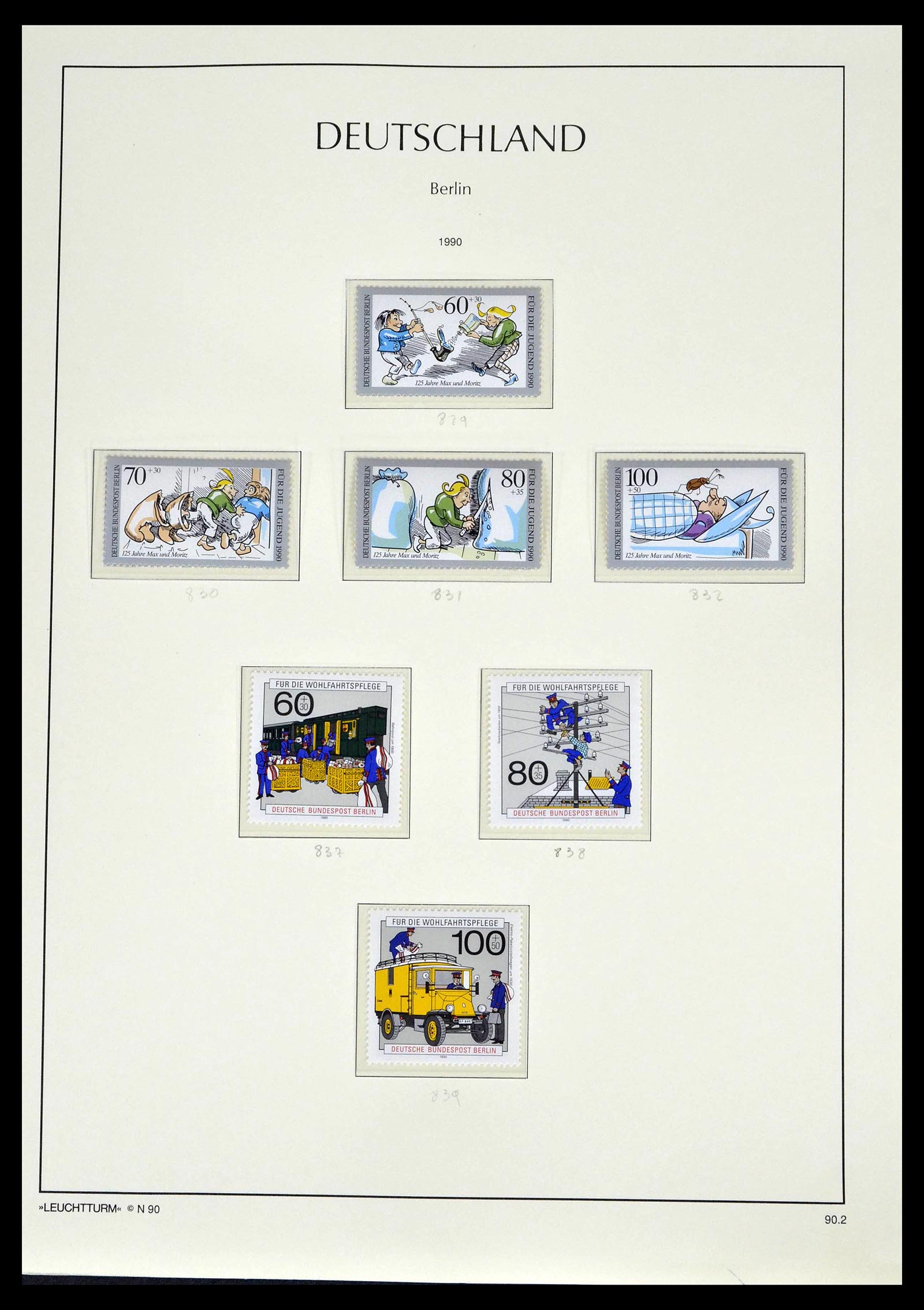 39251 0092 - Postzegelverzameling 39251 Berlijn 1948-1990.