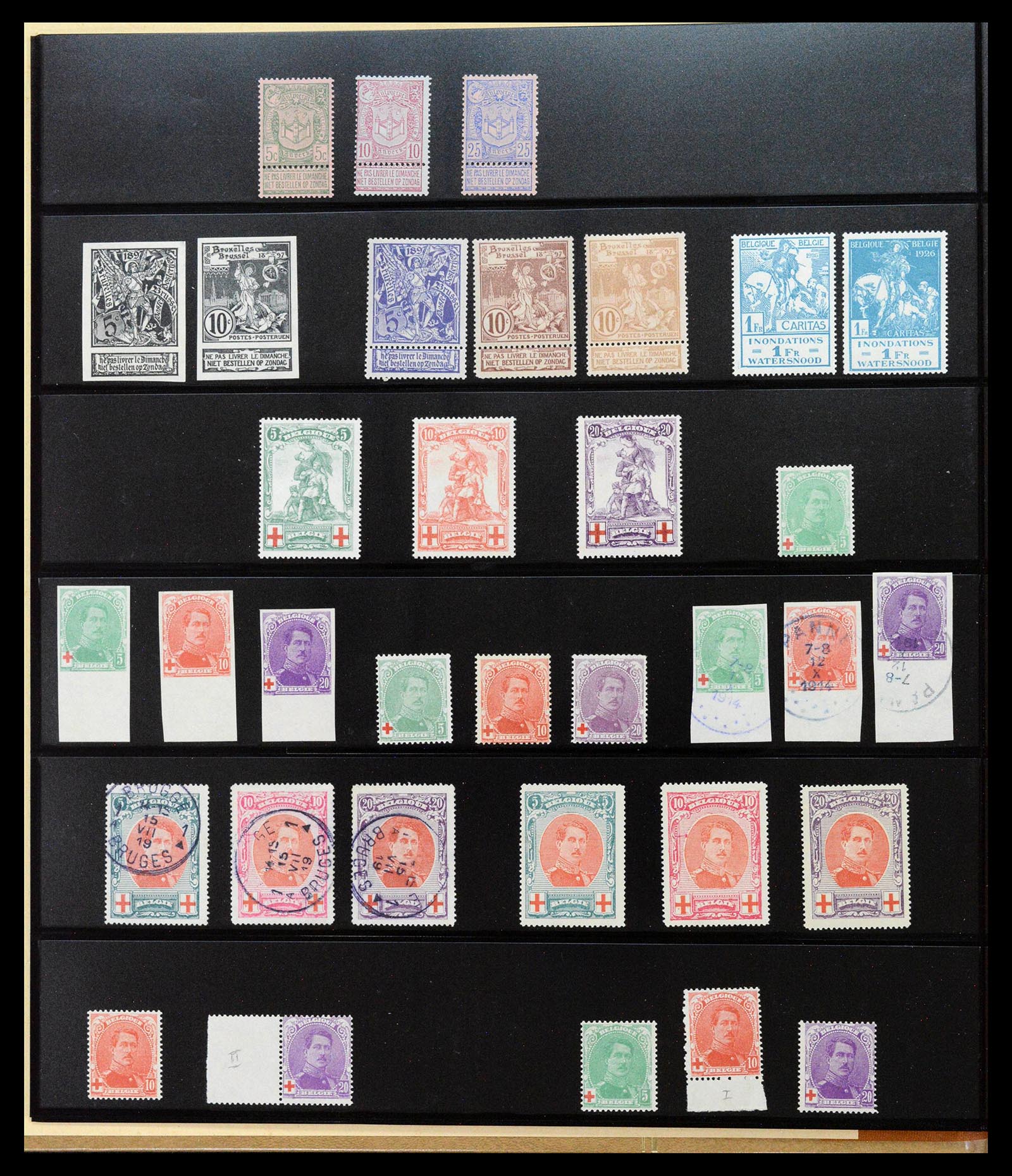 39253 0002 - Postzegelverzameling 39253 België 1894-1942.