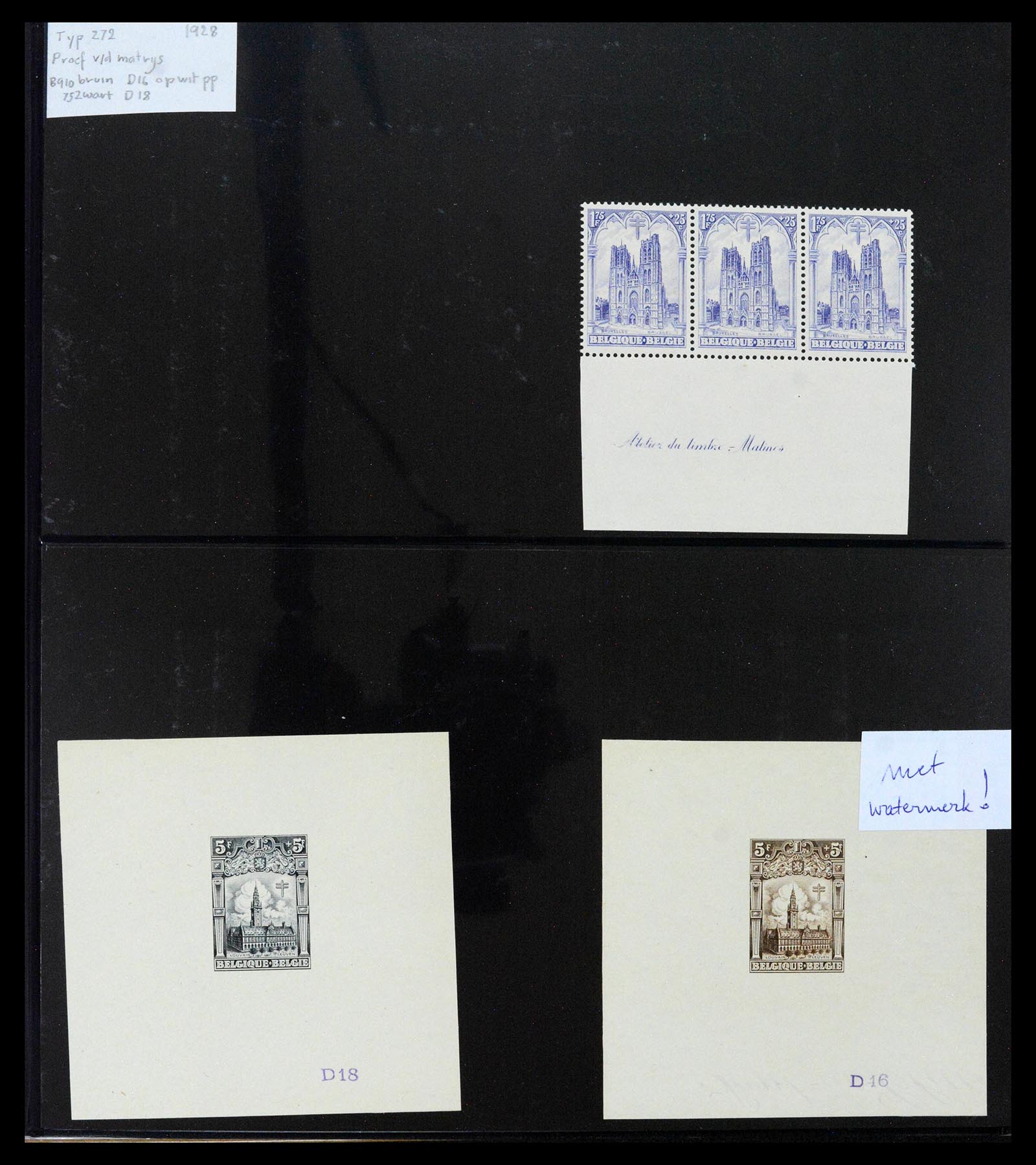 39253 0008 - Postzegelverzameling 39253 België 1894-1942.
