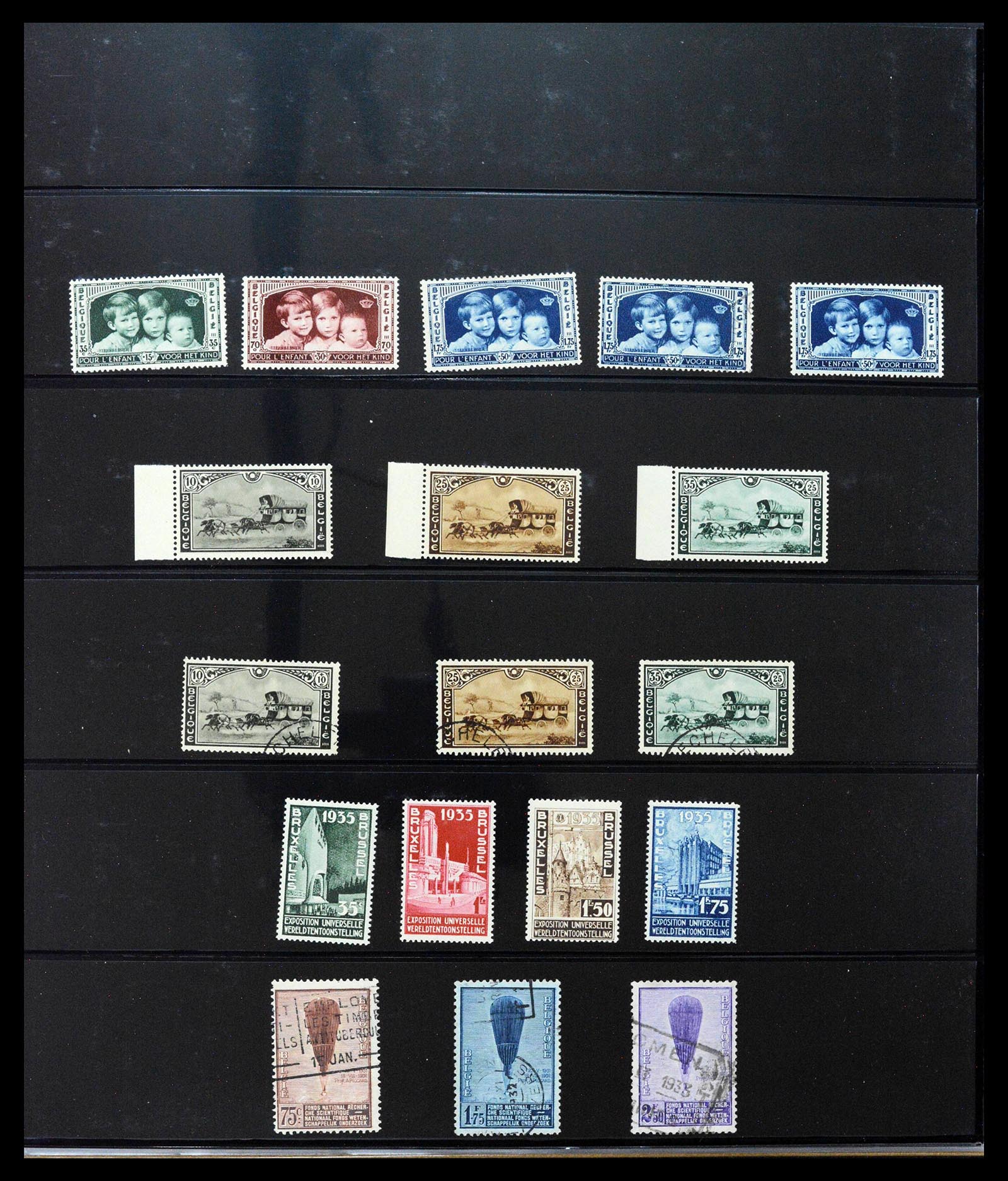 39253 0013 - Postzegelverzameling 39253 België 1894-1942.