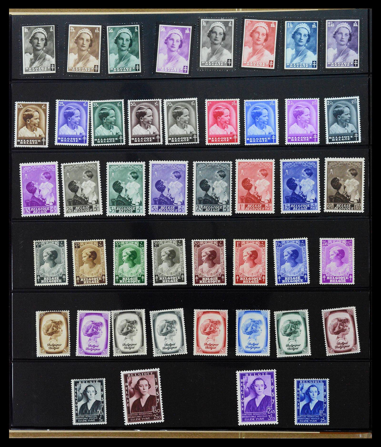 39253 0014 - Postzegelverzameling 39253 België 1894-1942.
