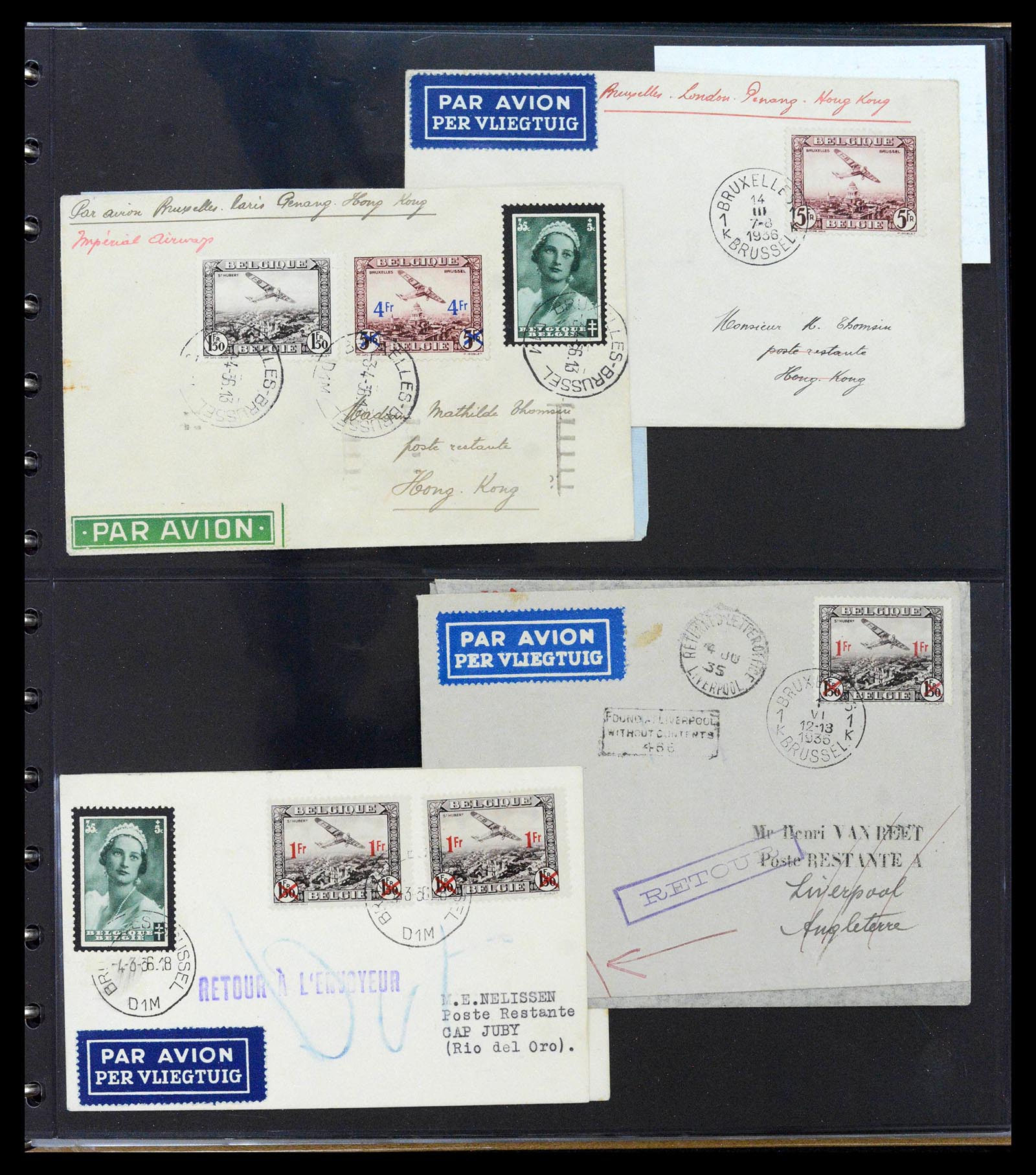 39253 0015 - Postzegelverzameling 39253 België 1894-1942.