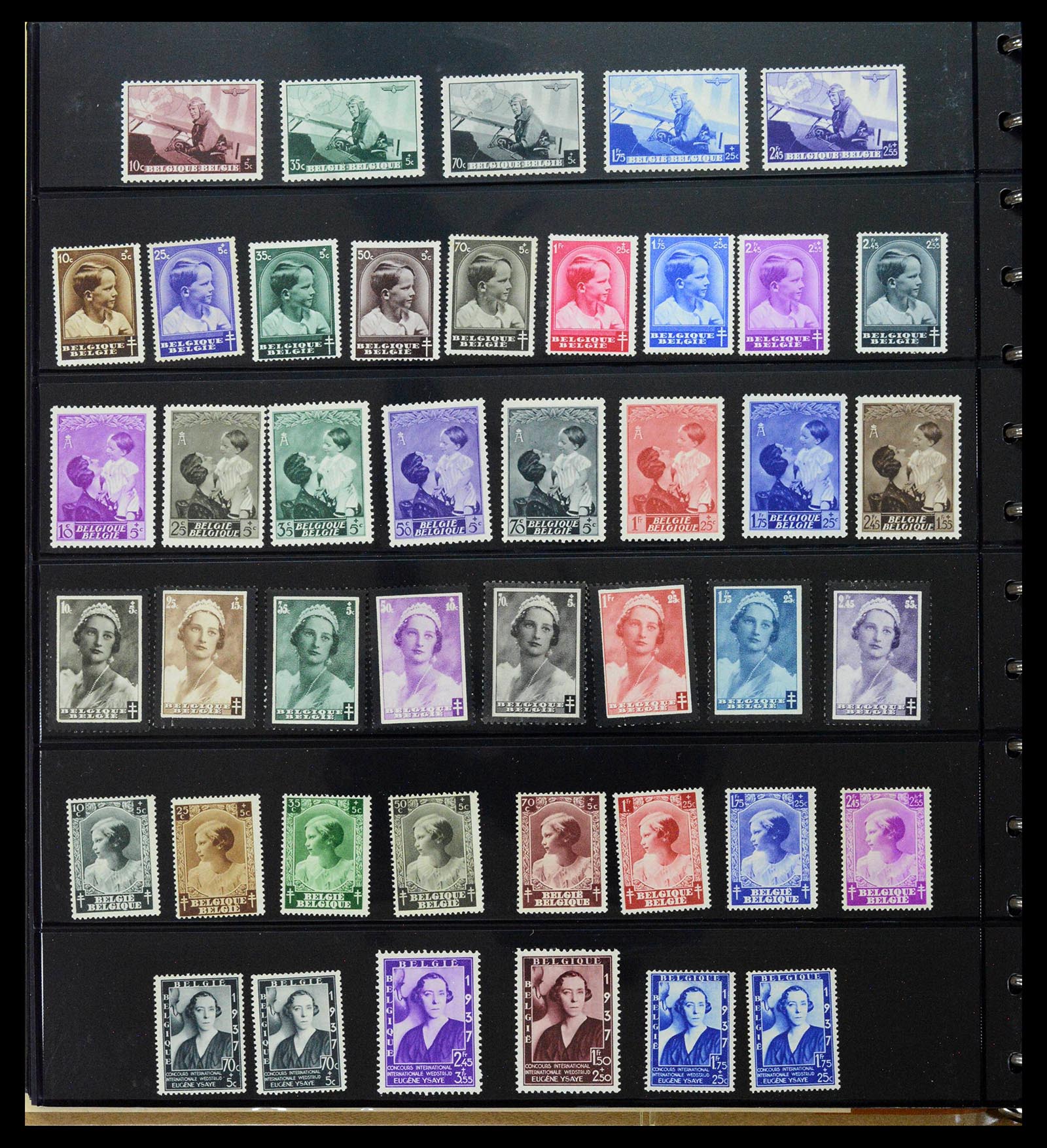 39253 0018 - Postzegelverzameling 39253 België 1894-1942.