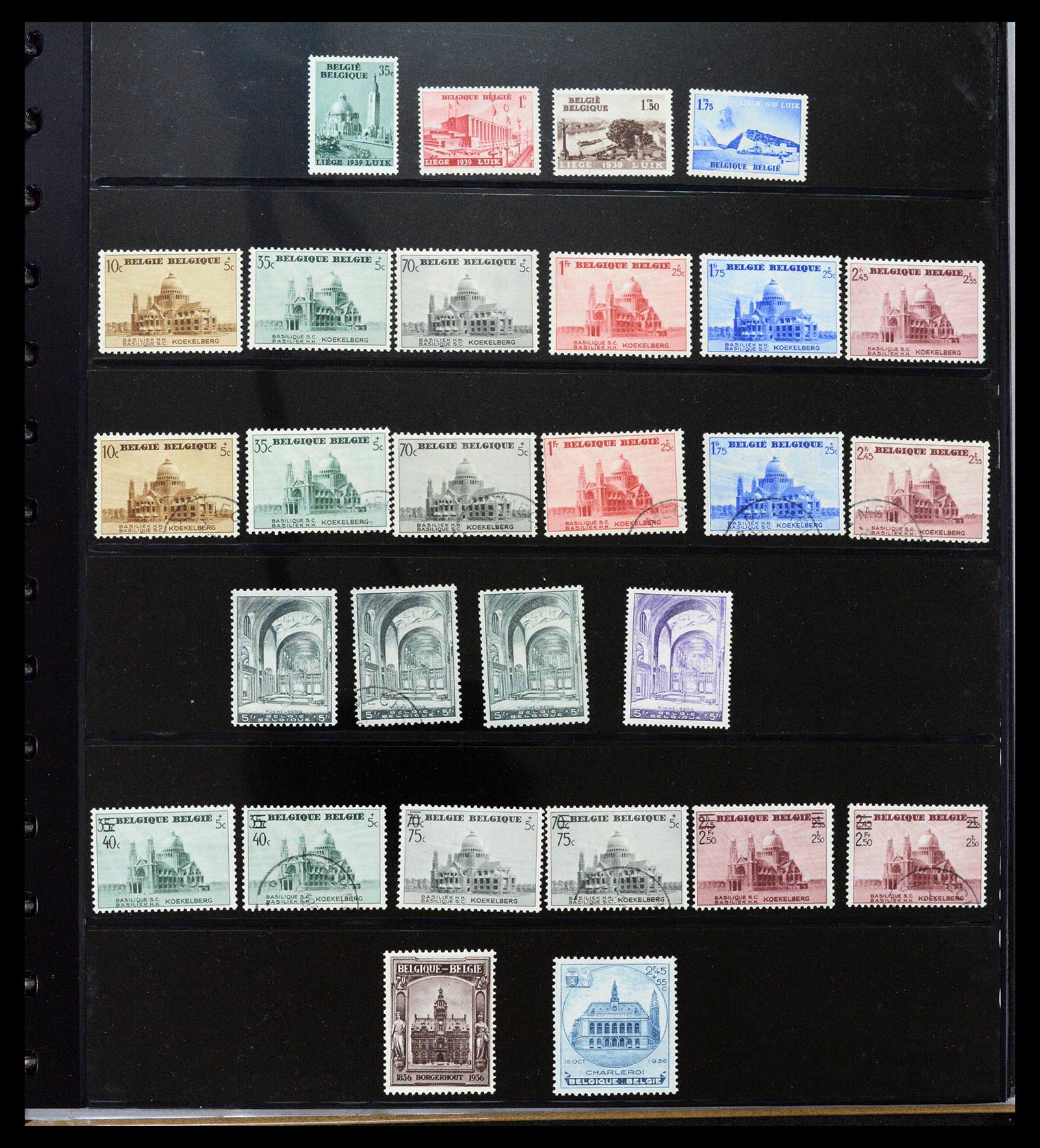 39253 0020 - Postzegelverzameling 39253 België 1894-1942.