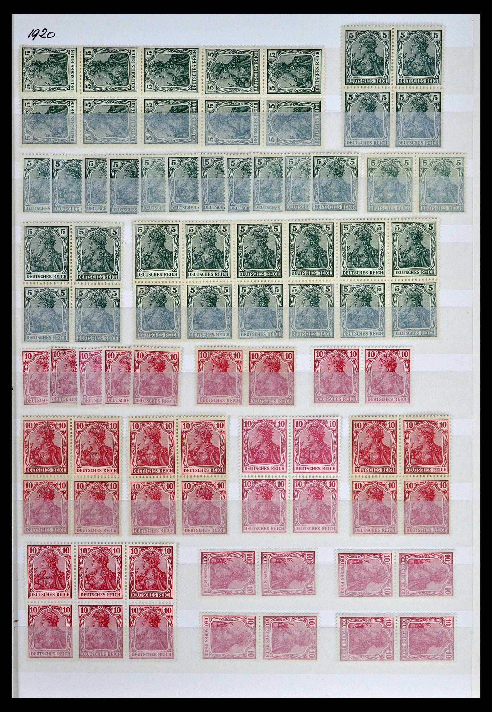 39256 0003 - Stamp collection 39256 German Reich MNH.
