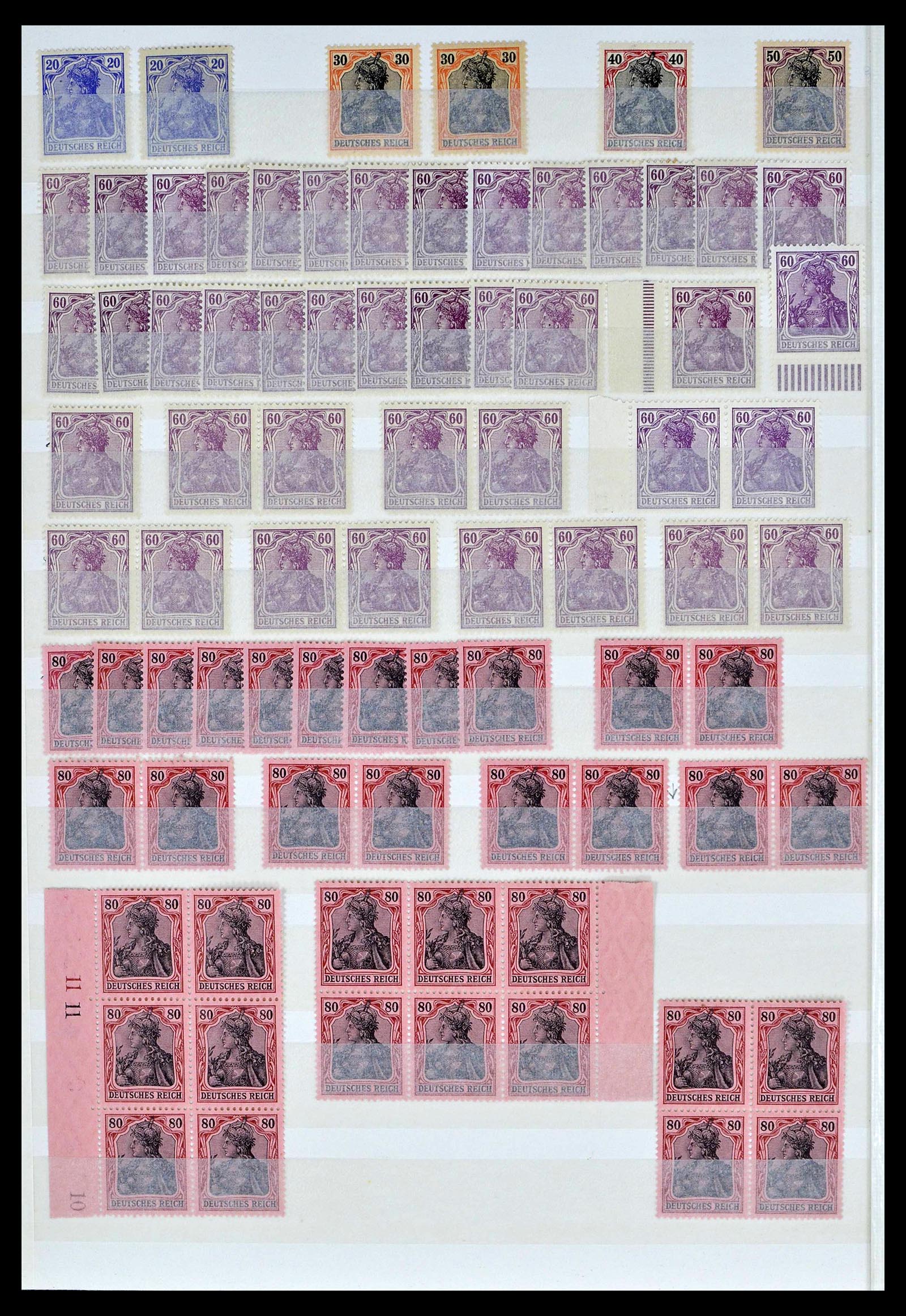 39256 0004 - Postzegelverzameling 39256 Duitse Rijk postfris.