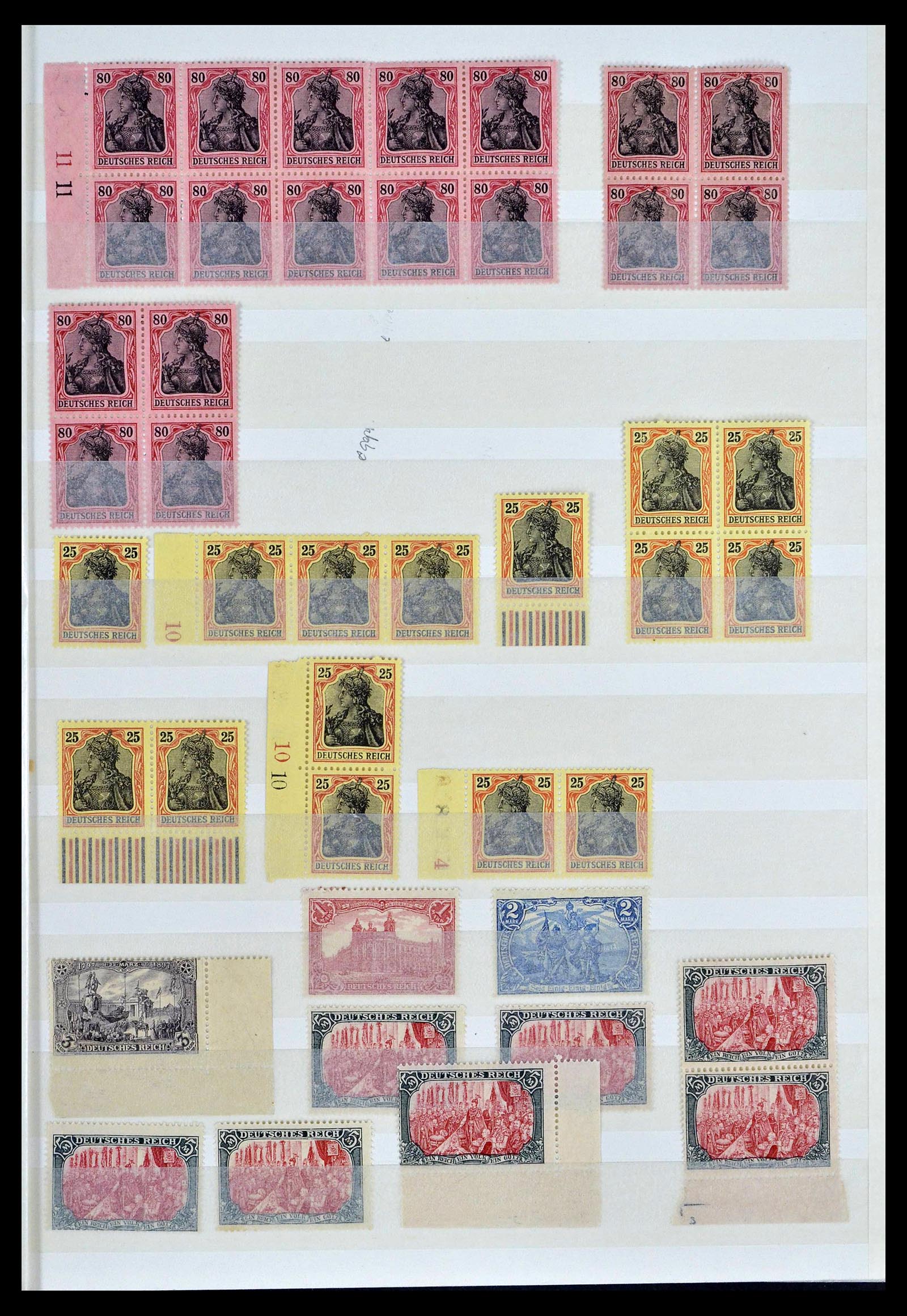 39256 0005 - Postzegelverzameling 39256 Duitse Rijk postfris.