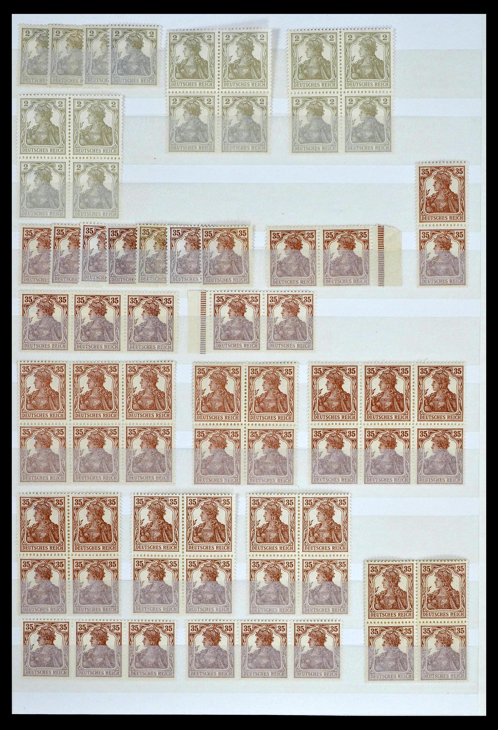 39256 0009 - Postzegelverzameling 39256 Duitse Rijk postfris.