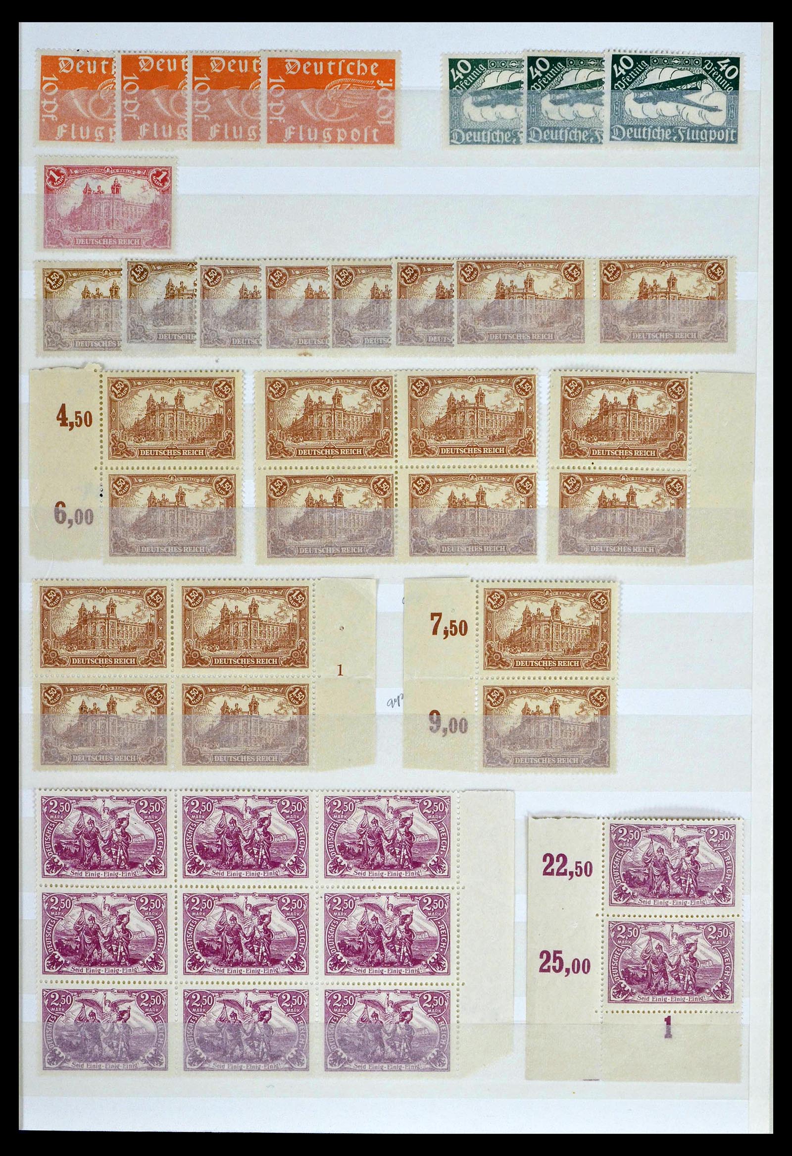 39256 0011 - Postzegelverzameling 39256 Duitse Rijk postfris.