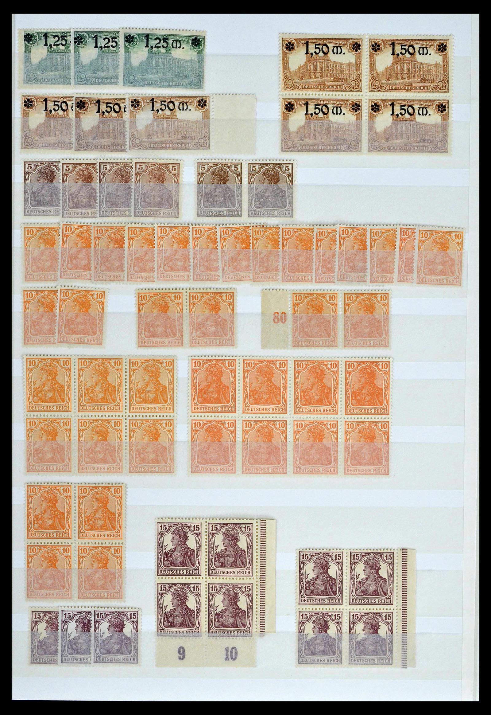 39256 0013 - Stamp collection 39256 German Reich MNH.