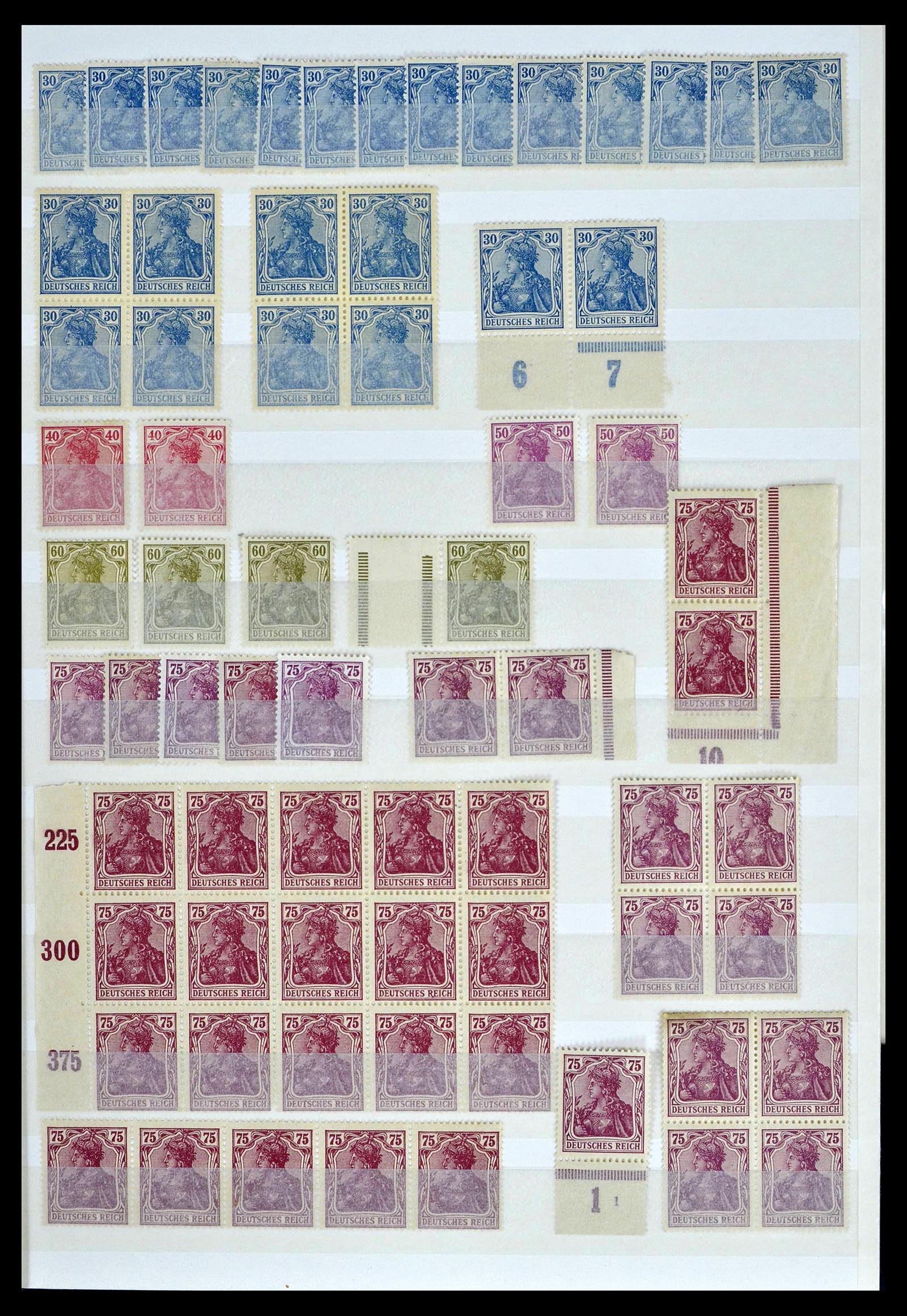 39256 0015 - Stamp collection 39256 German Reich MNH.