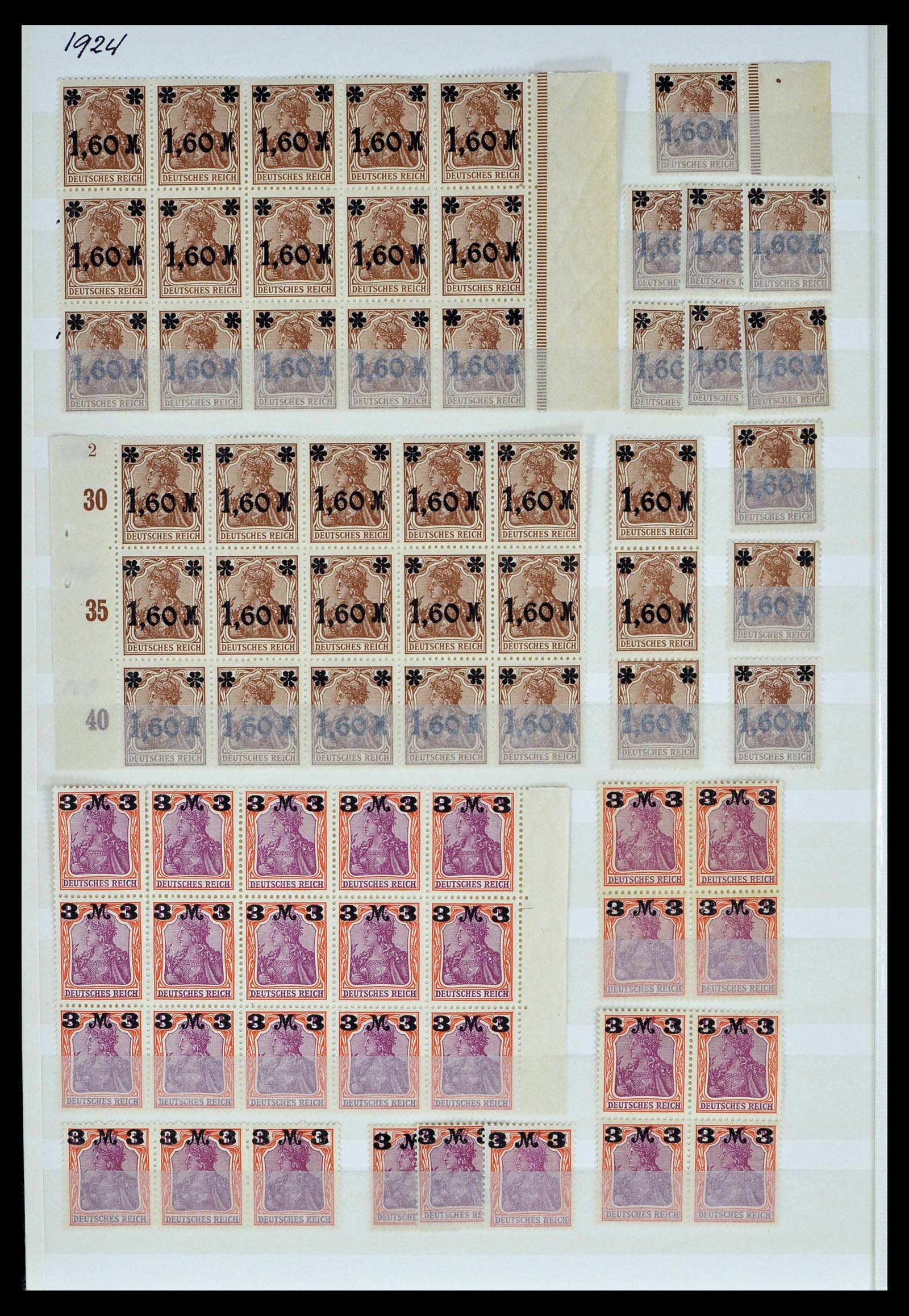 39256 0018 - Stamp collection 39256 German Reich MNH.