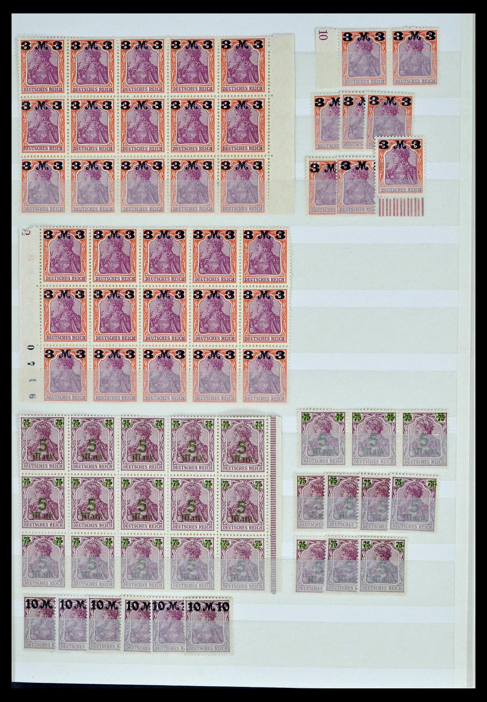 39256 0019 - Stamp collection 39256 German Reich MNH.