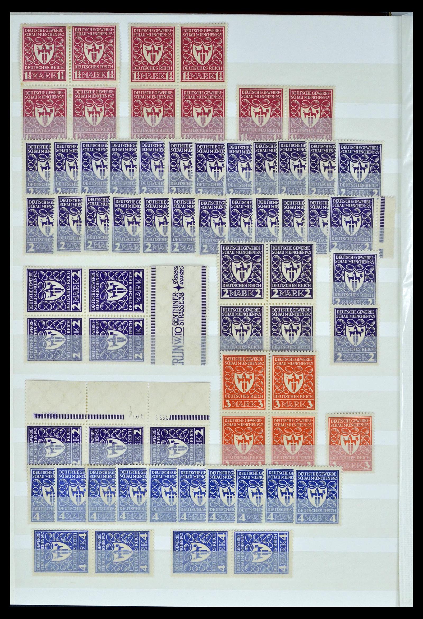 39256 0022 - Postzegelverzameling 39256 Duitse Rijk postfris.