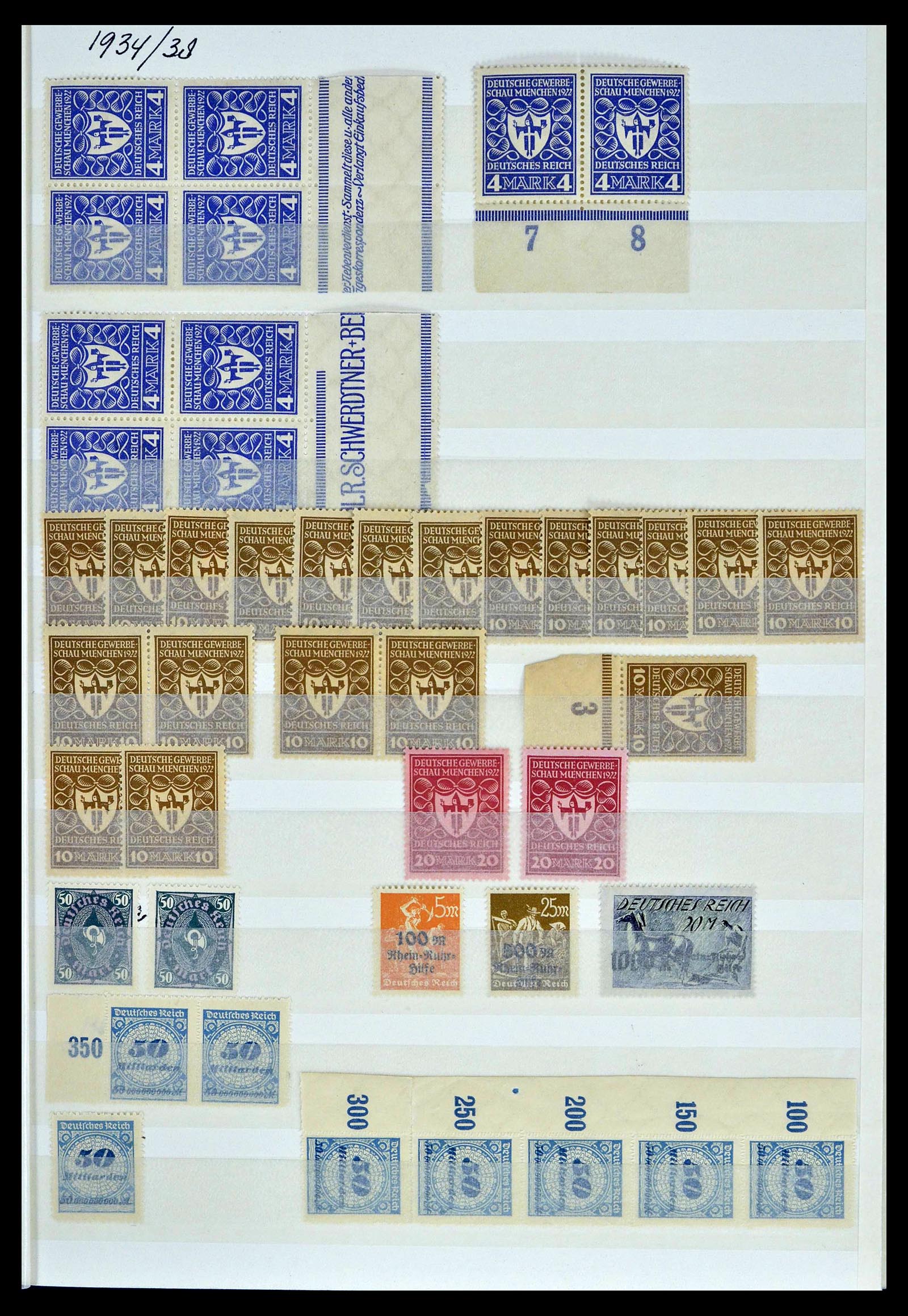 39256 0023 - Stamp collection 39256 German Reich MNH.