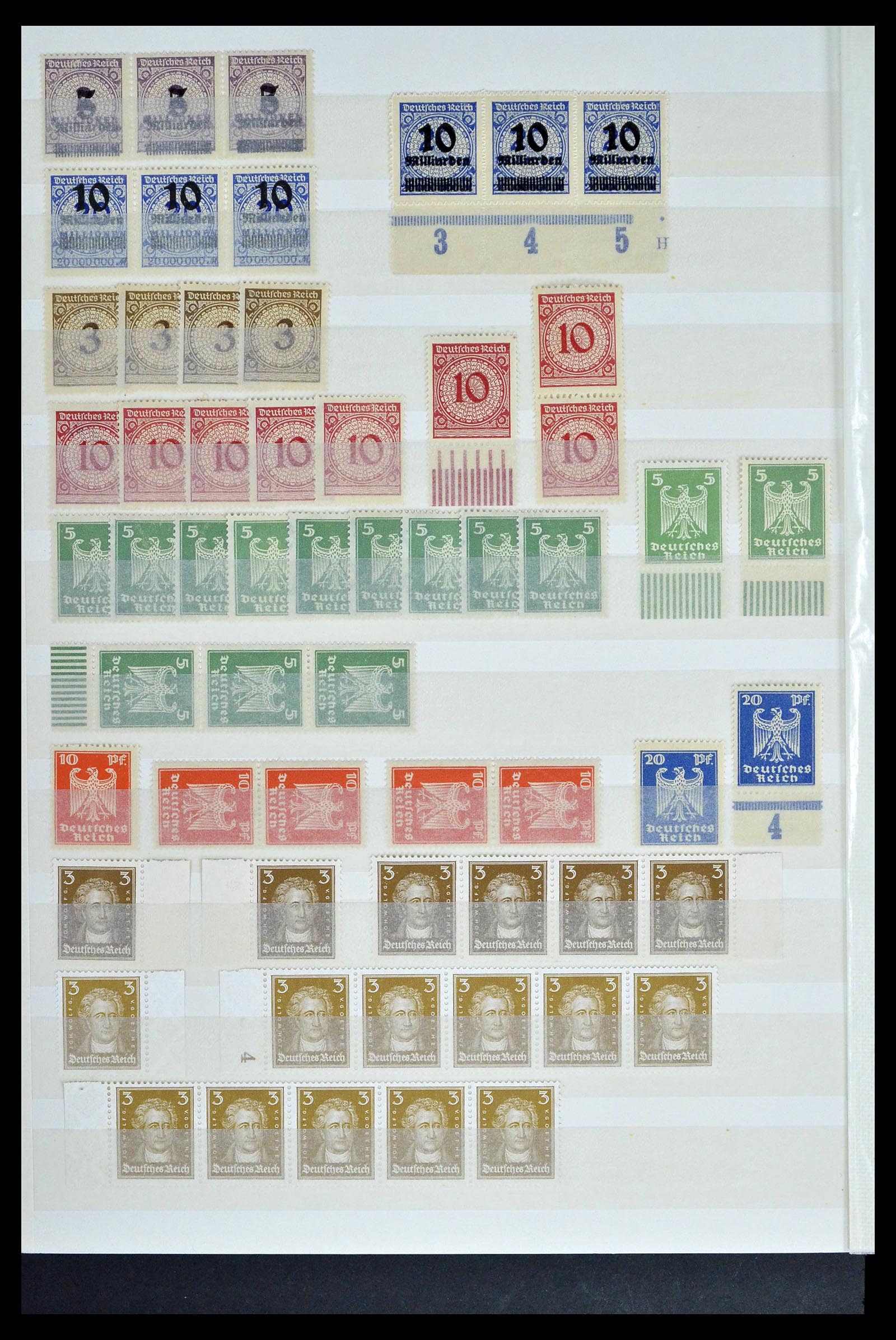39256 0024 - Stamp collection 39256 German Reich MNH.