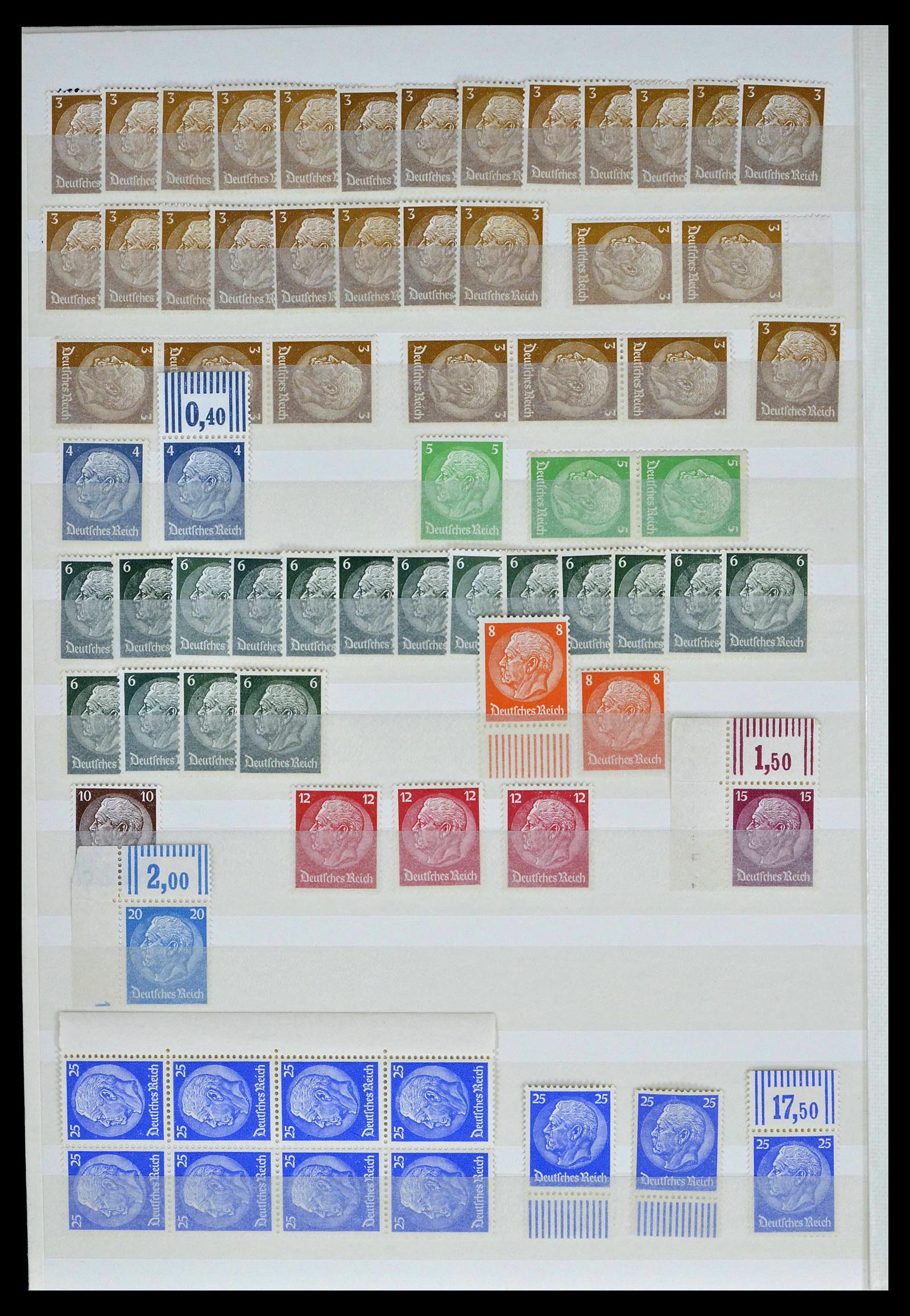 39256 0026 - Stamp collection 39256 German Reich MNH.