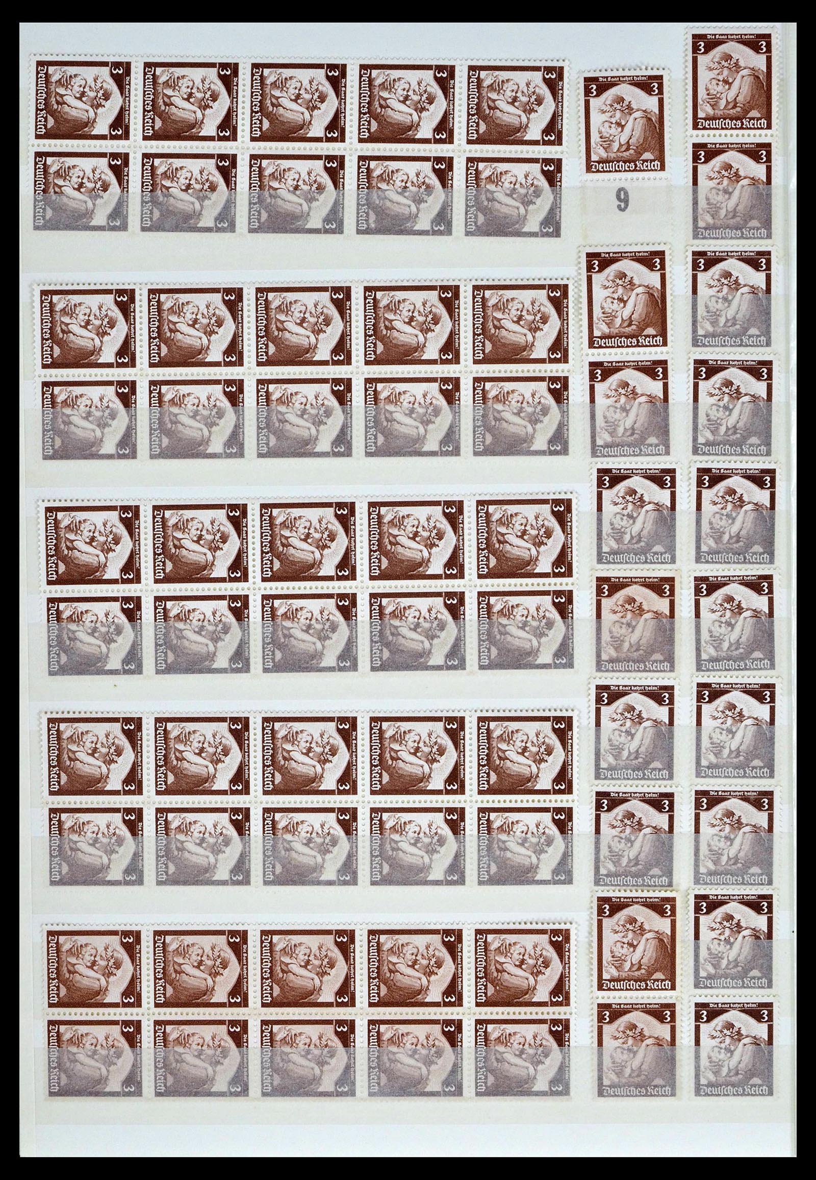39256 0028 - Stamp collection 39256 German Reich MNH.