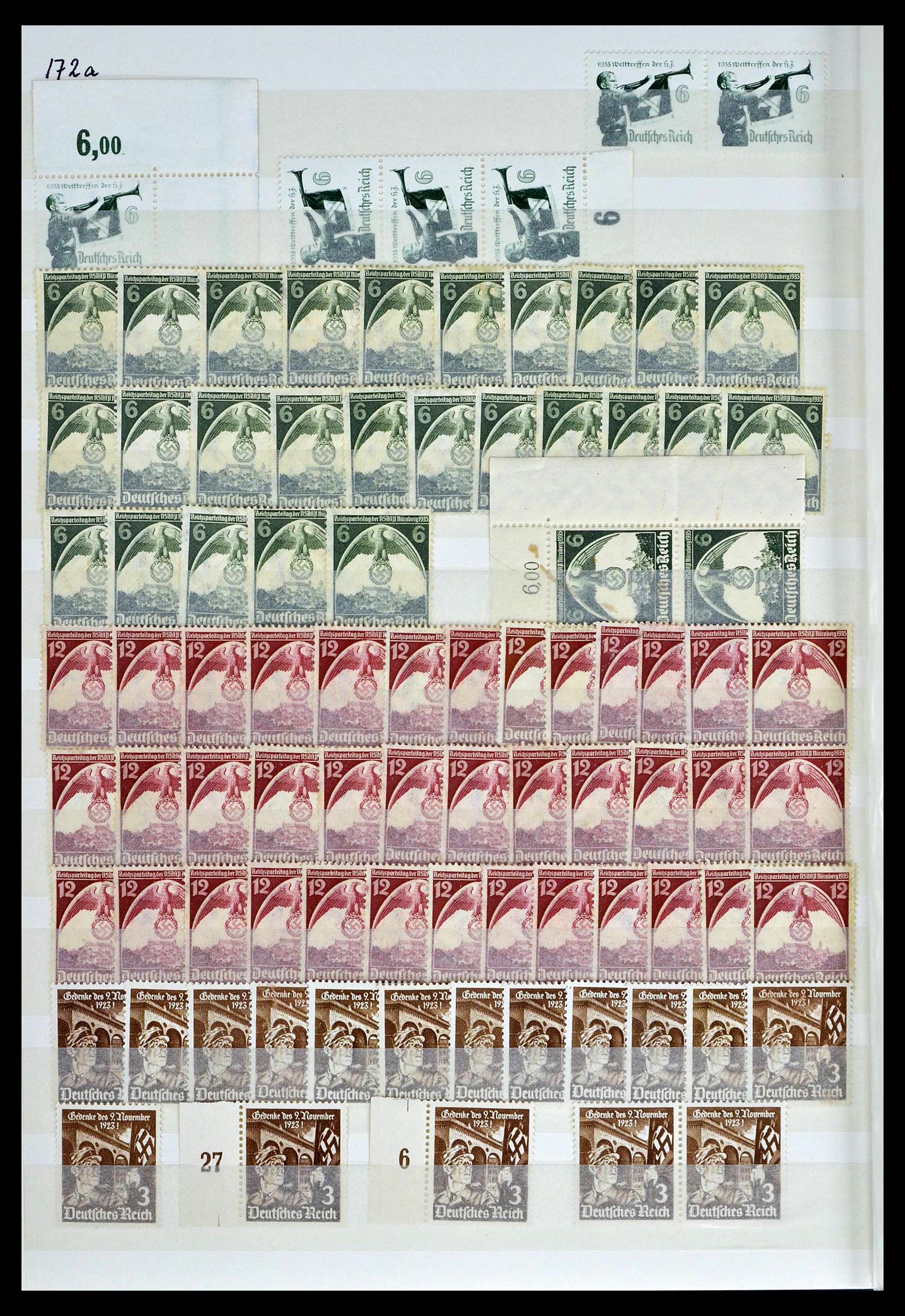 39256 0030 - Stamp collection 39256 German Reich MNH.