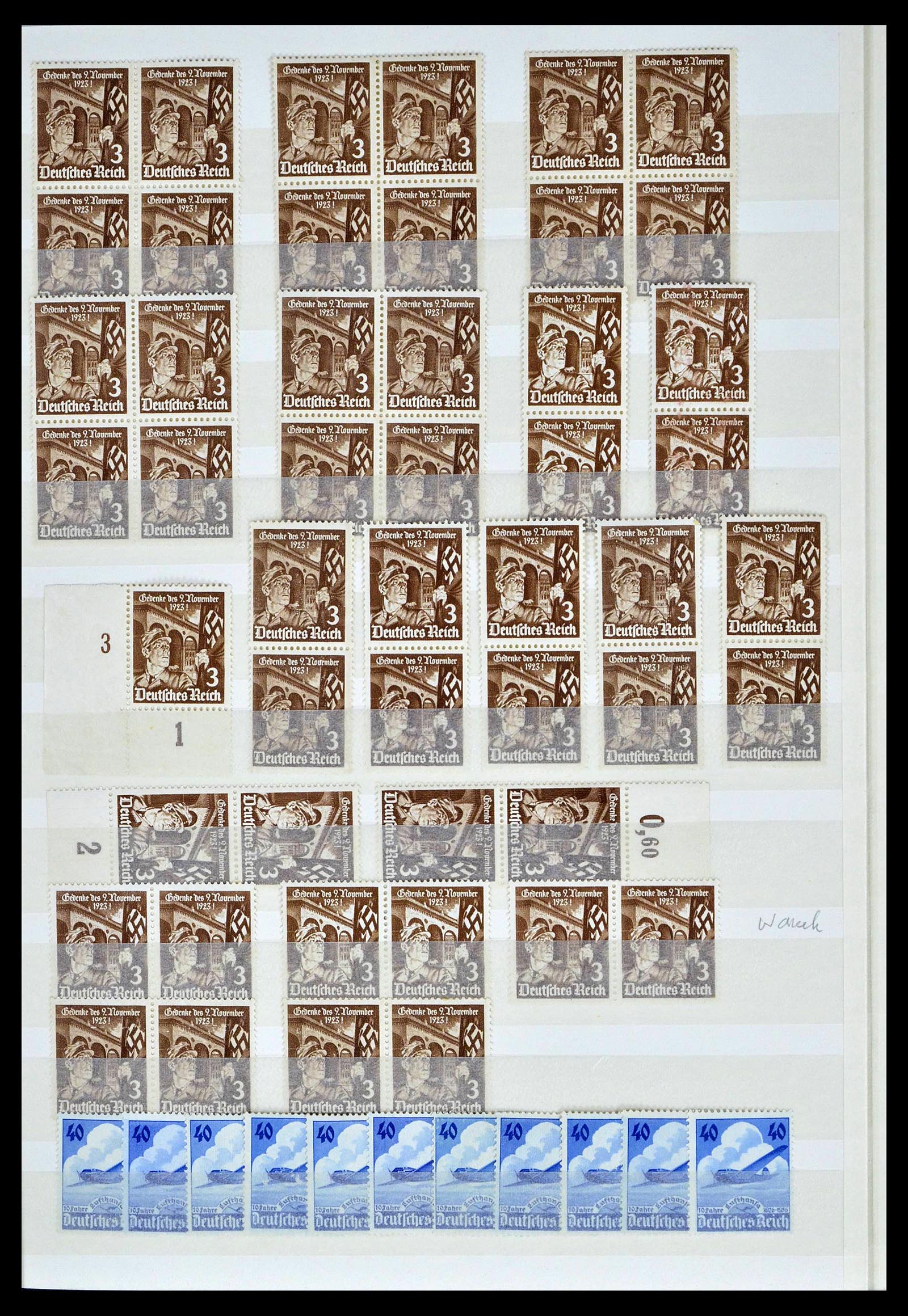 39256 0031 - Postzegelverzameling 39256 Duitse Rijk postfris.