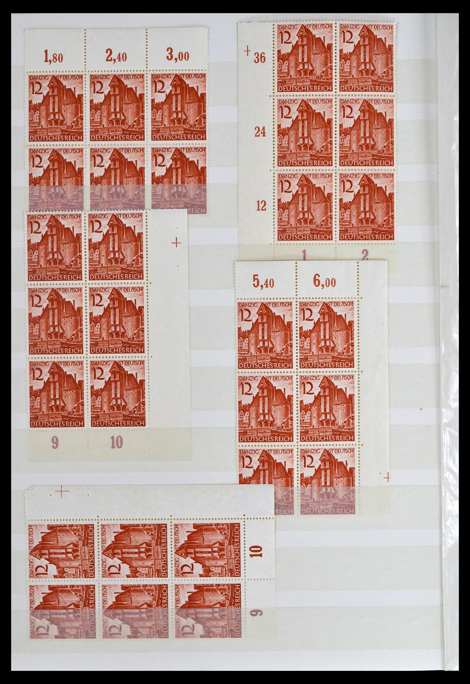 39256 0042 - Postzegelverzameling 39256 Duitse Rijk postfris.