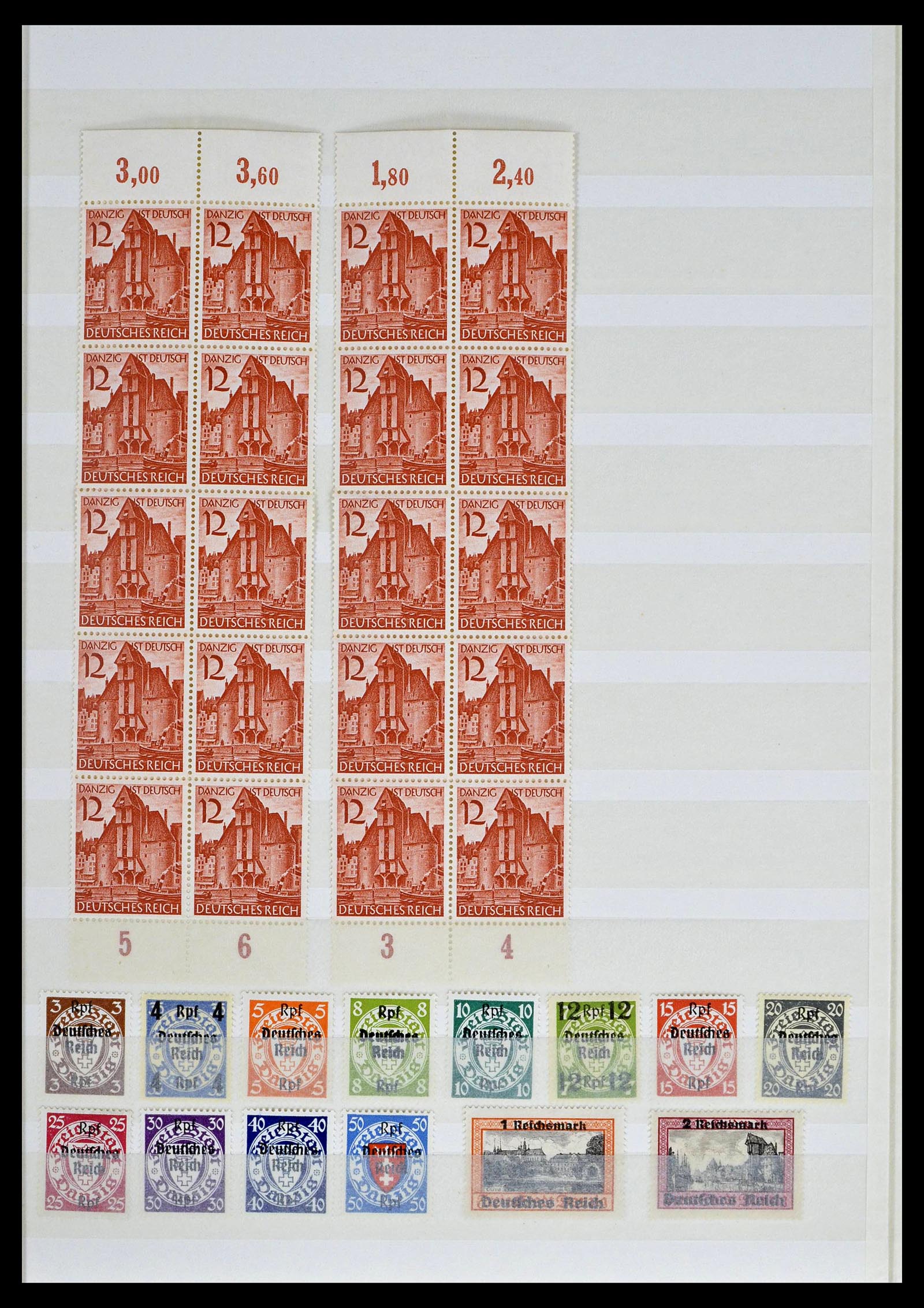39256 0043 - Stamp collection 39256 German Reich MNH.