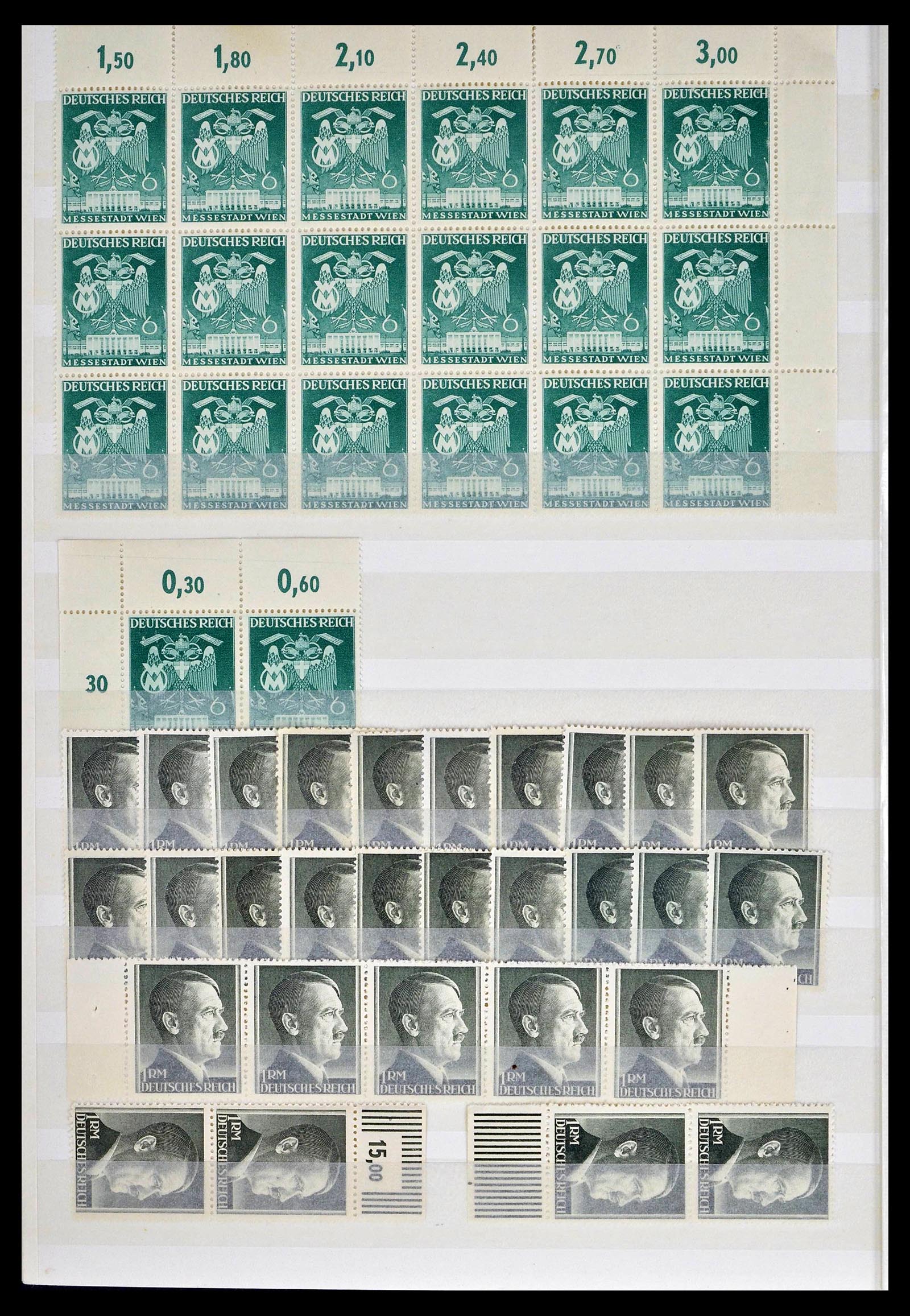 39256 0046 - Stamp collection 39256 German Reich MNH.