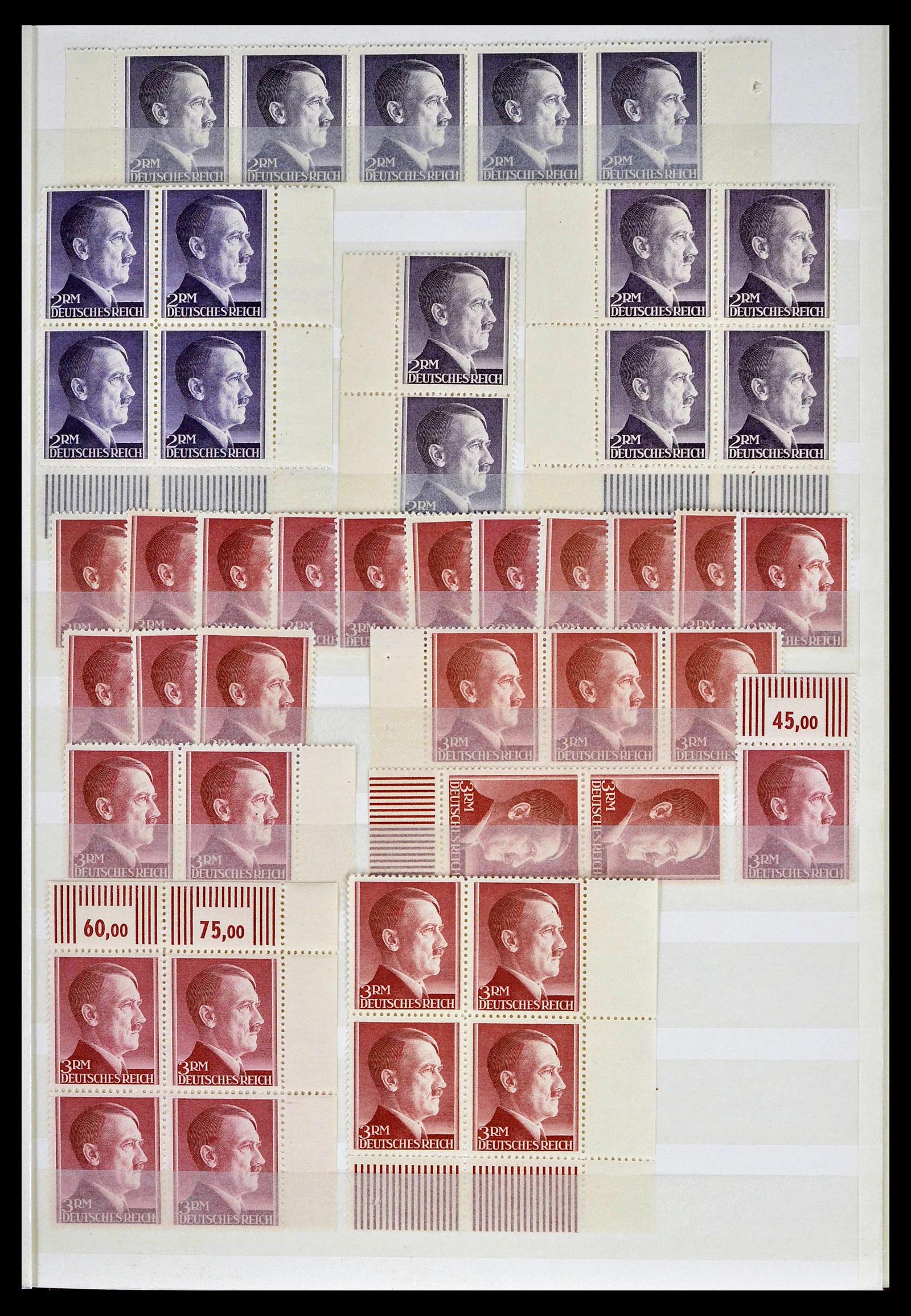 39256 0049 - Postzegelverzameling 39256 Duitse Rijk postfris.