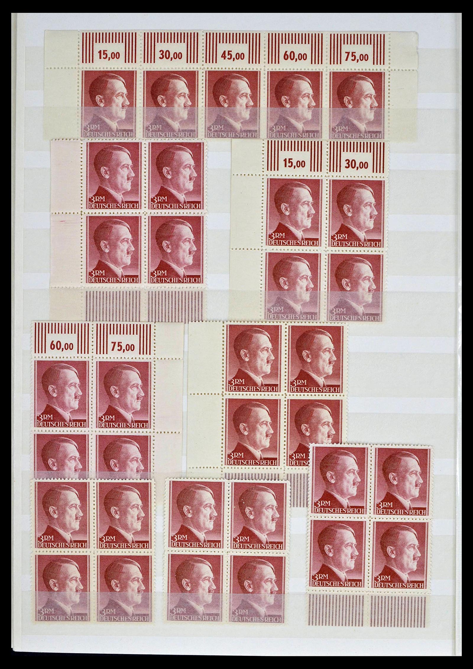 39256 0050 - Postzegelverzameling 39256 Duitse Rijk postfris.