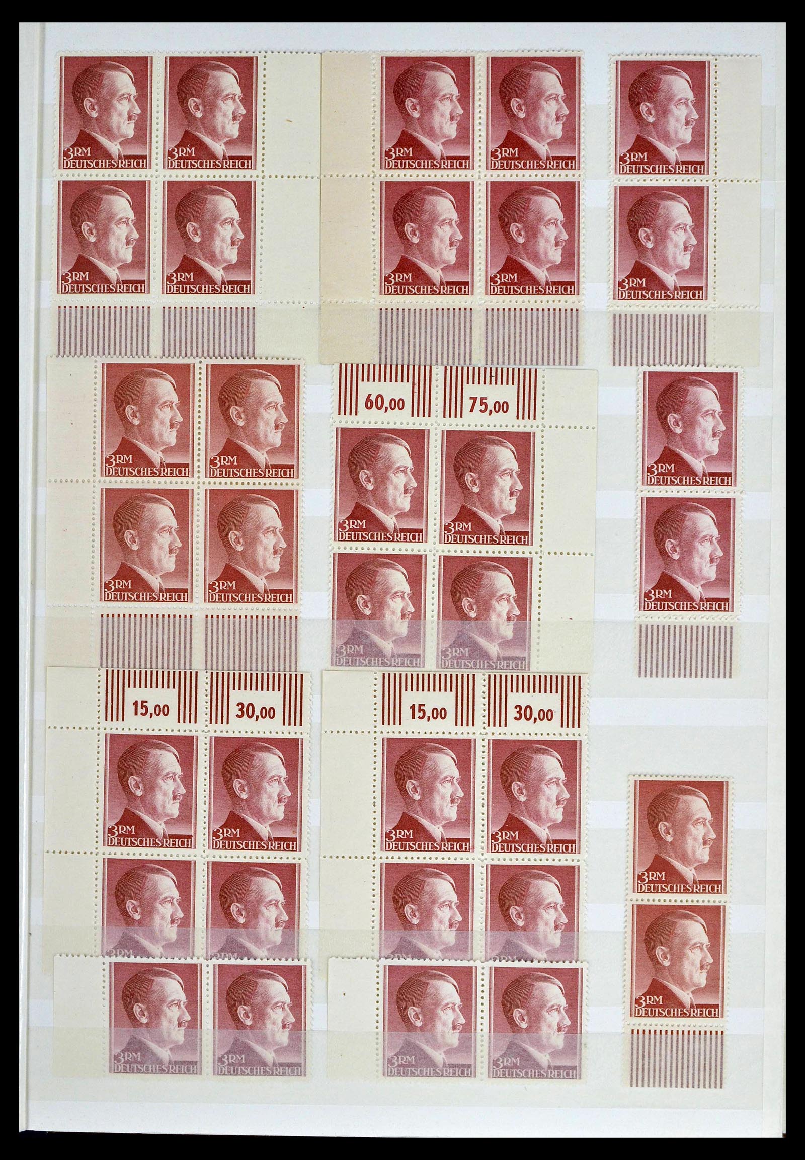 39256 0051 - Postzegelverzameling 39256 Duitse Rijk postfris.
