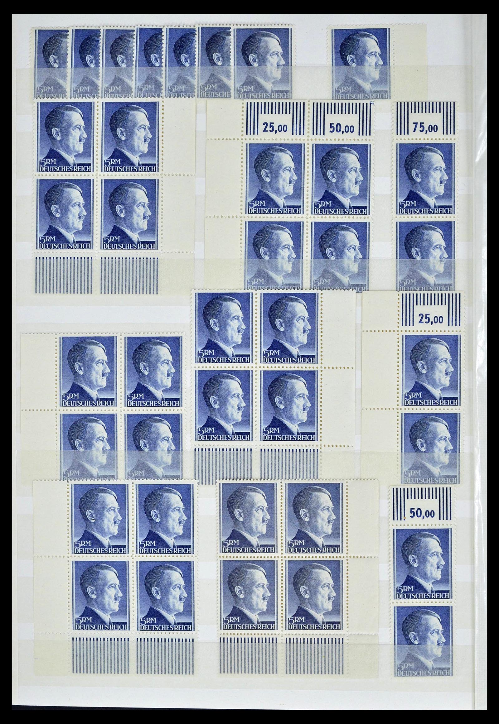 39256 0052 - Stamp collection 39256 German Reich MNH.