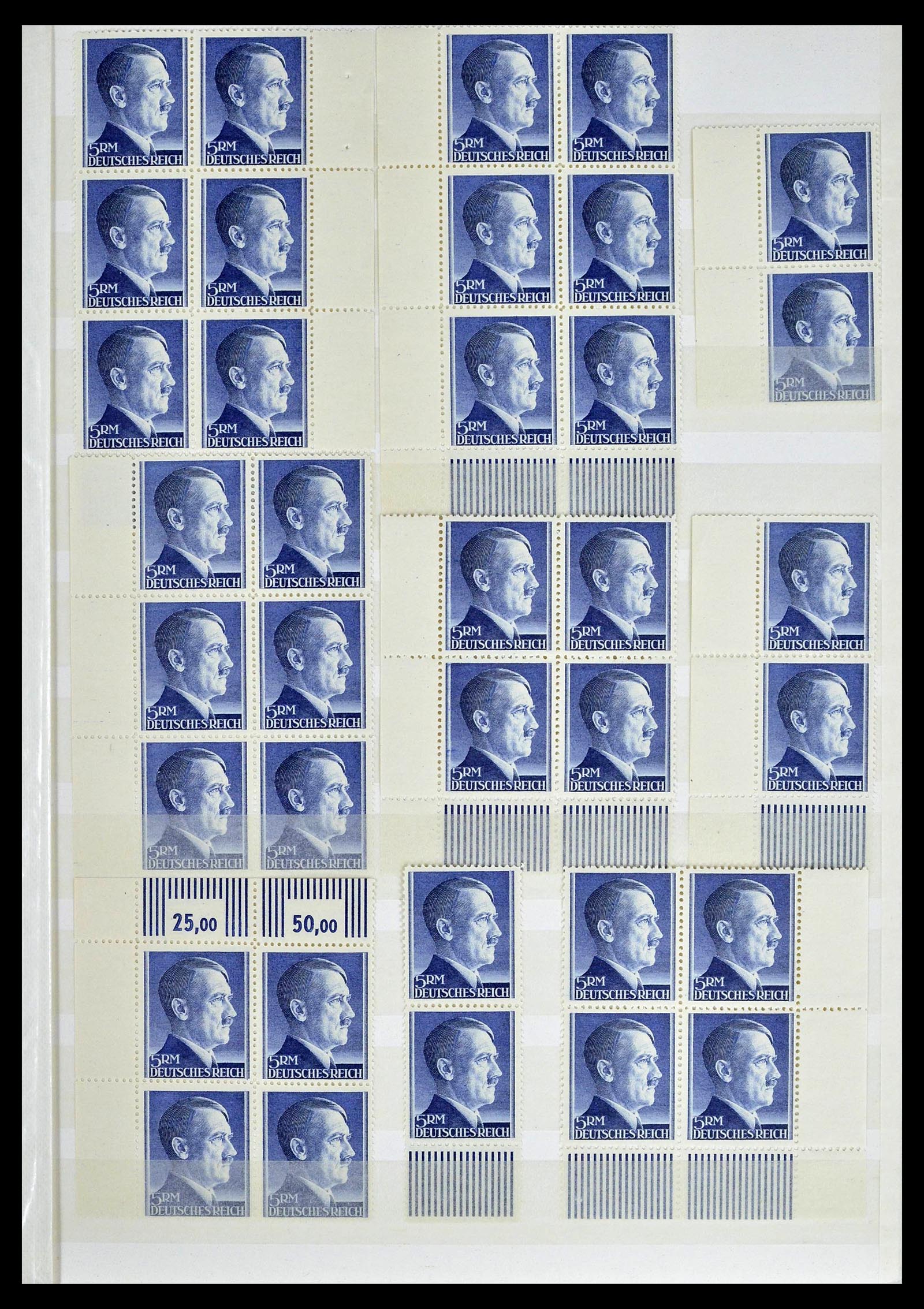 39256 0053 - Stamp collection 39256 German Reich MNH.