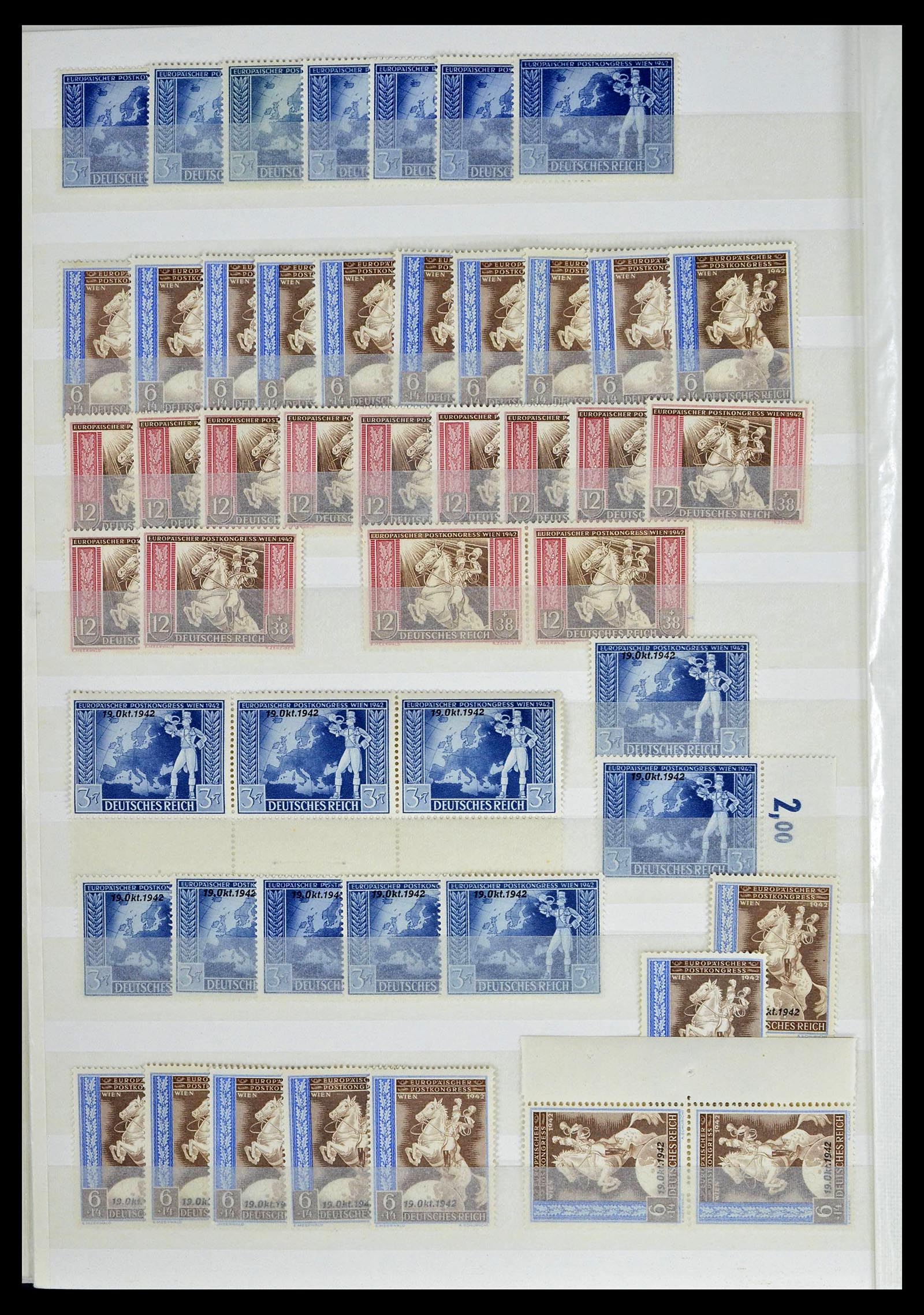 39256 0056 - Stamp collection 39256 German Reich MNH.