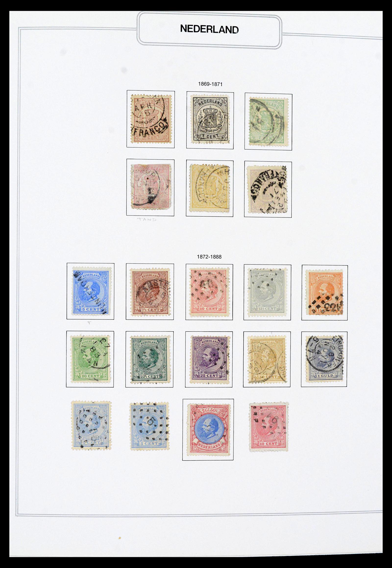 39261 0002 - Stamp collection 39261 Netherlands 1852-2015.