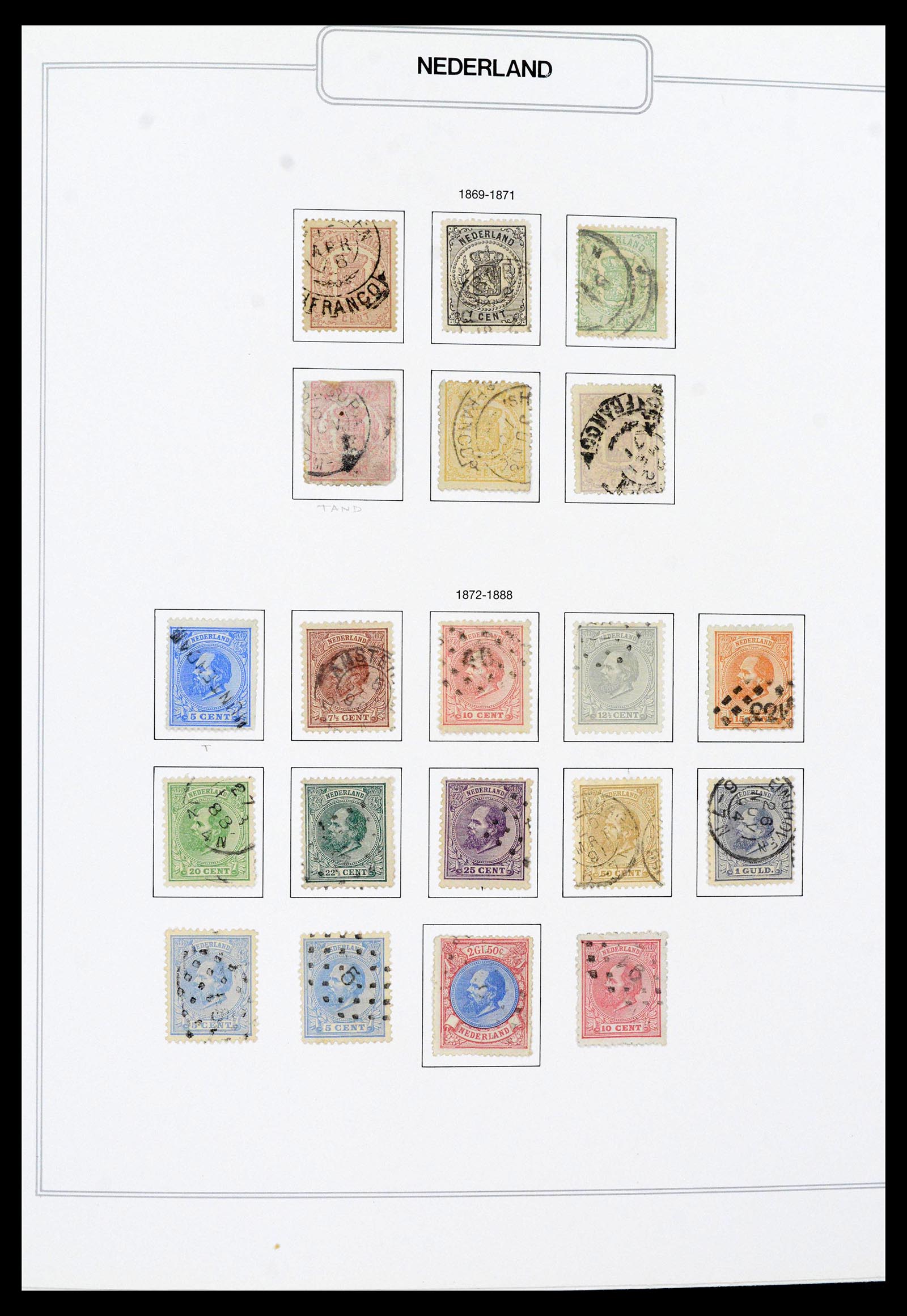 39261 0002 - Postzegelverzameling 39261 Nederland 1852-2015.