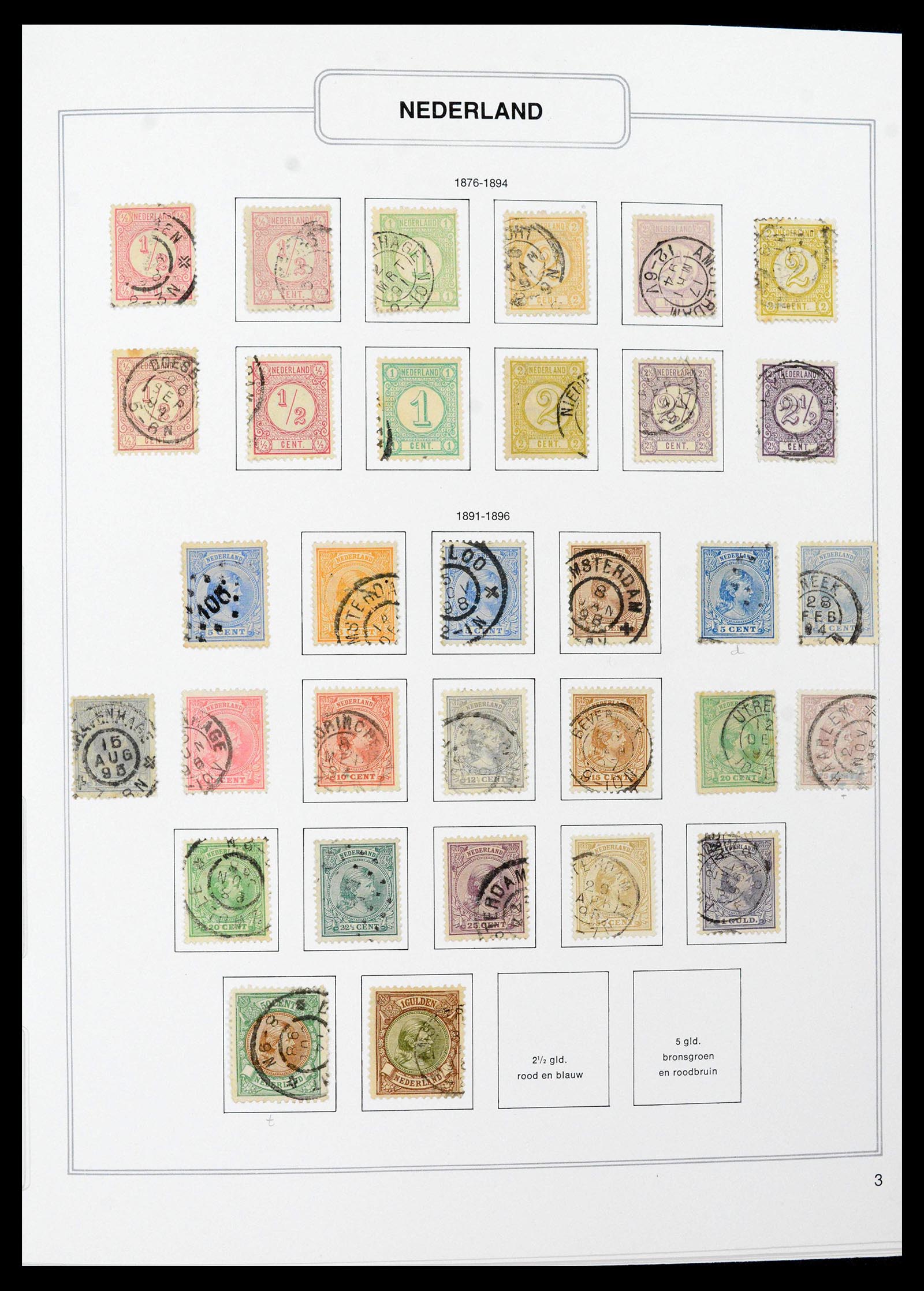 39261 0003 - Postzegelverzameling 39261 Nederland 1852-2015.