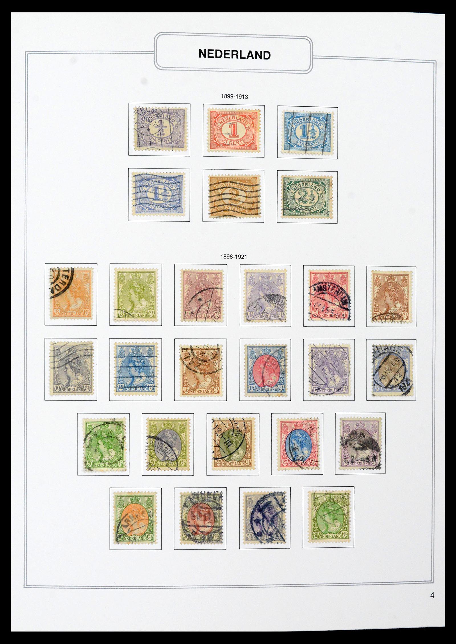 39261 0004 - Postzegelverzameling 39261 Nederland 1852-2015.