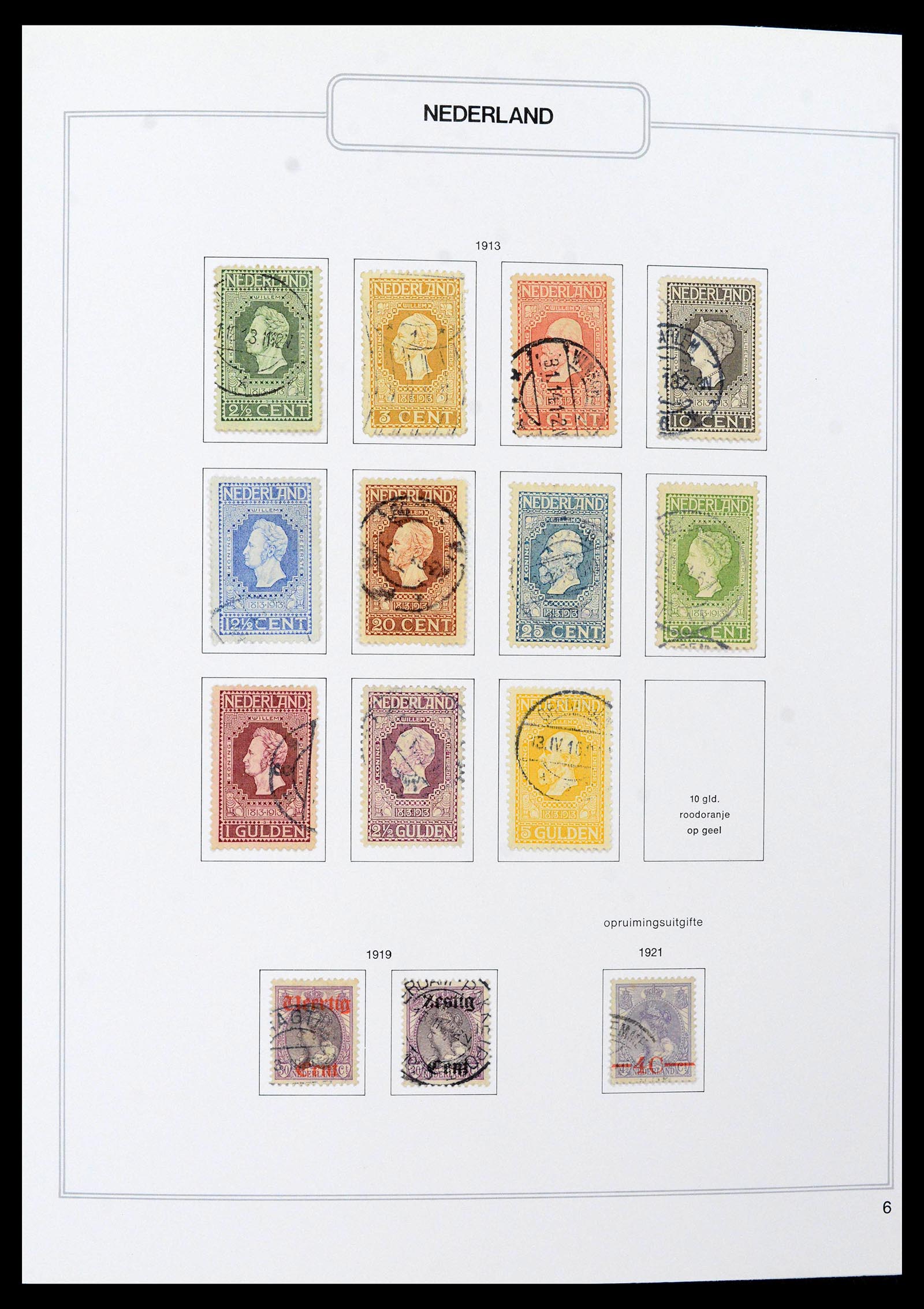 39261 0006 - Stamp collection 39261 Netherlands 1852-2015.