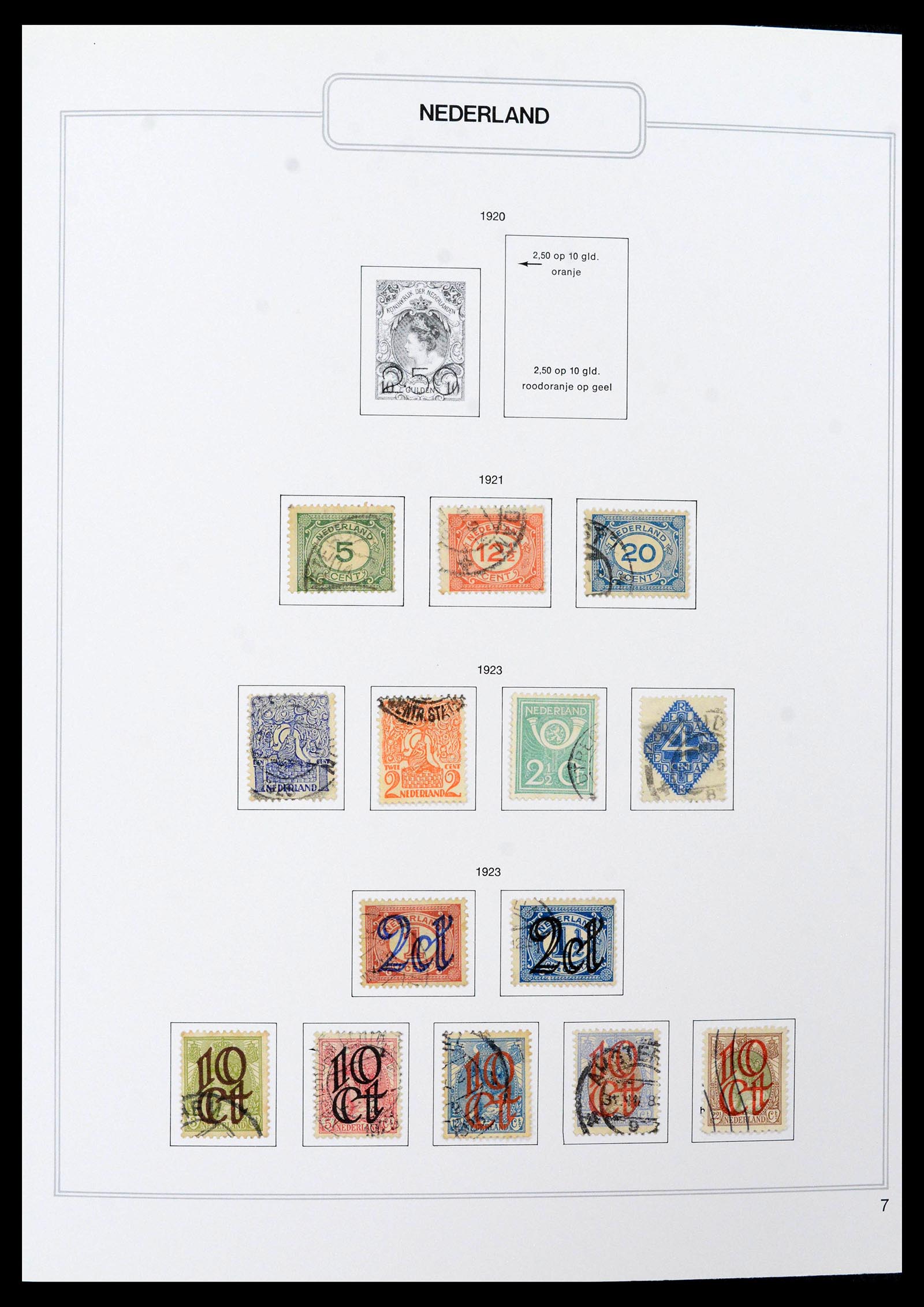 39261 0007 - Postzegelverzameling 39261 Nederland 1852-2015.