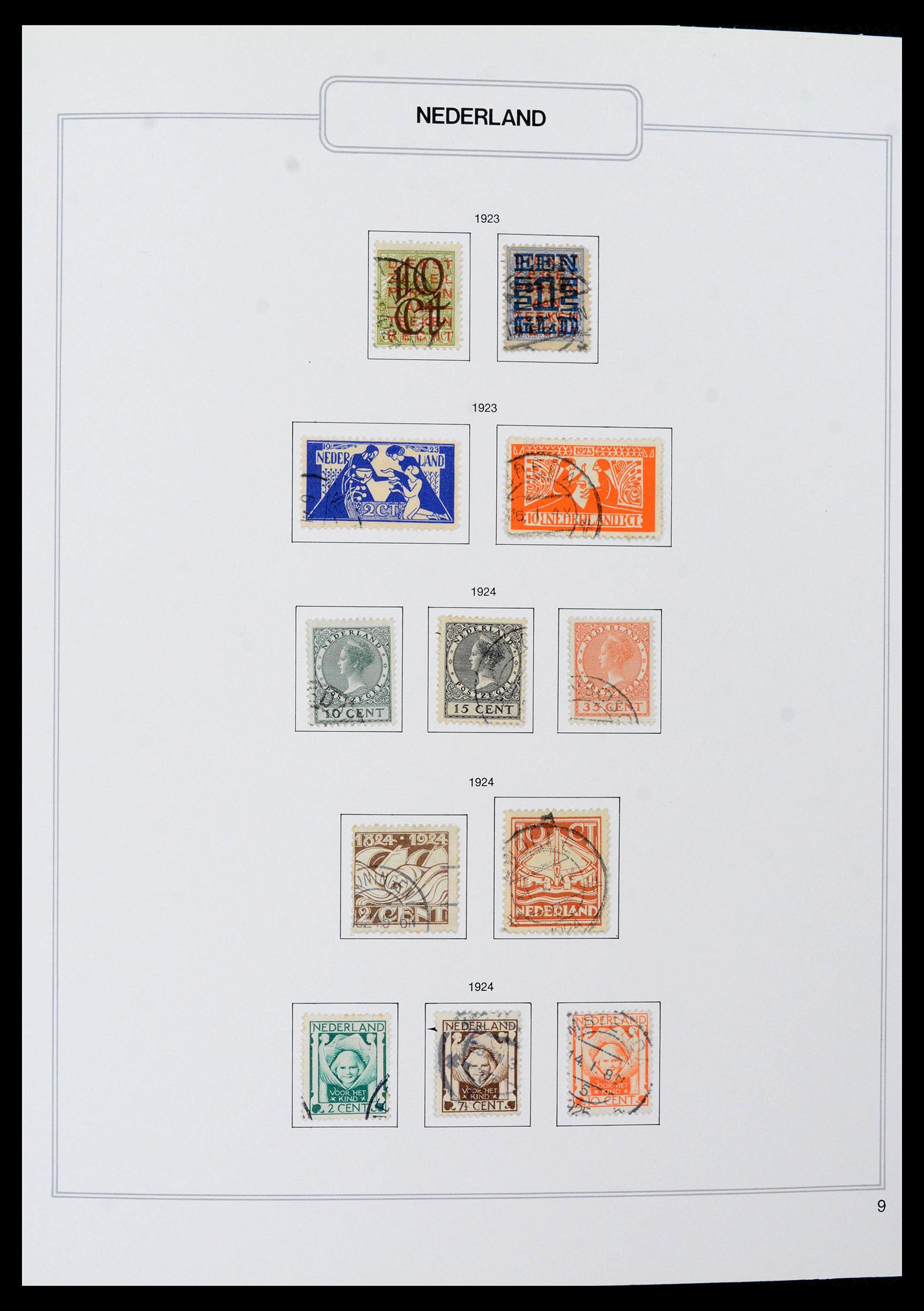 39261 0009 - Postzegelverzameling 39261 Nederland 1852-2015.