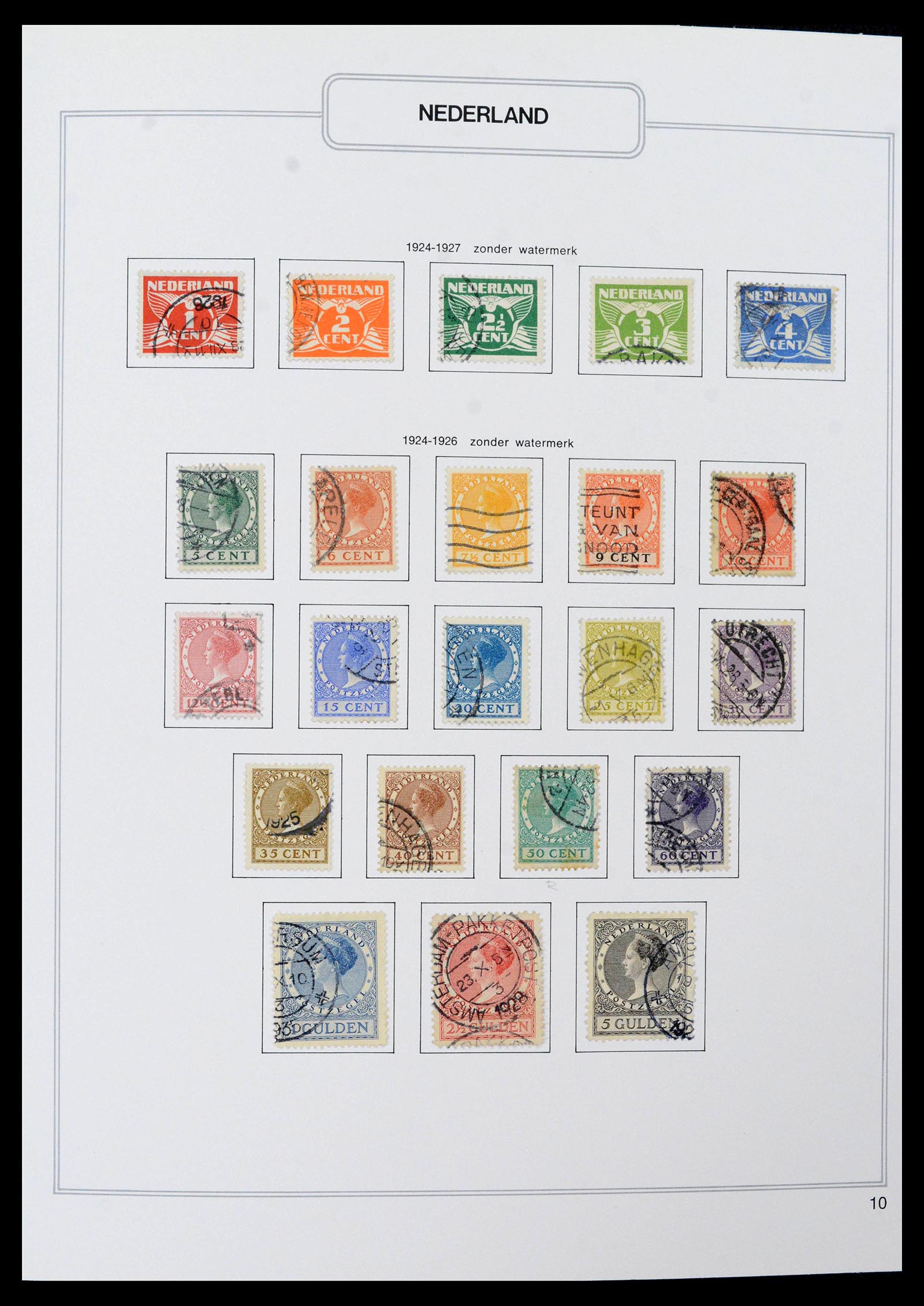 39261 0010 - Stamp collection 39261 Netherlands 1852-2015.