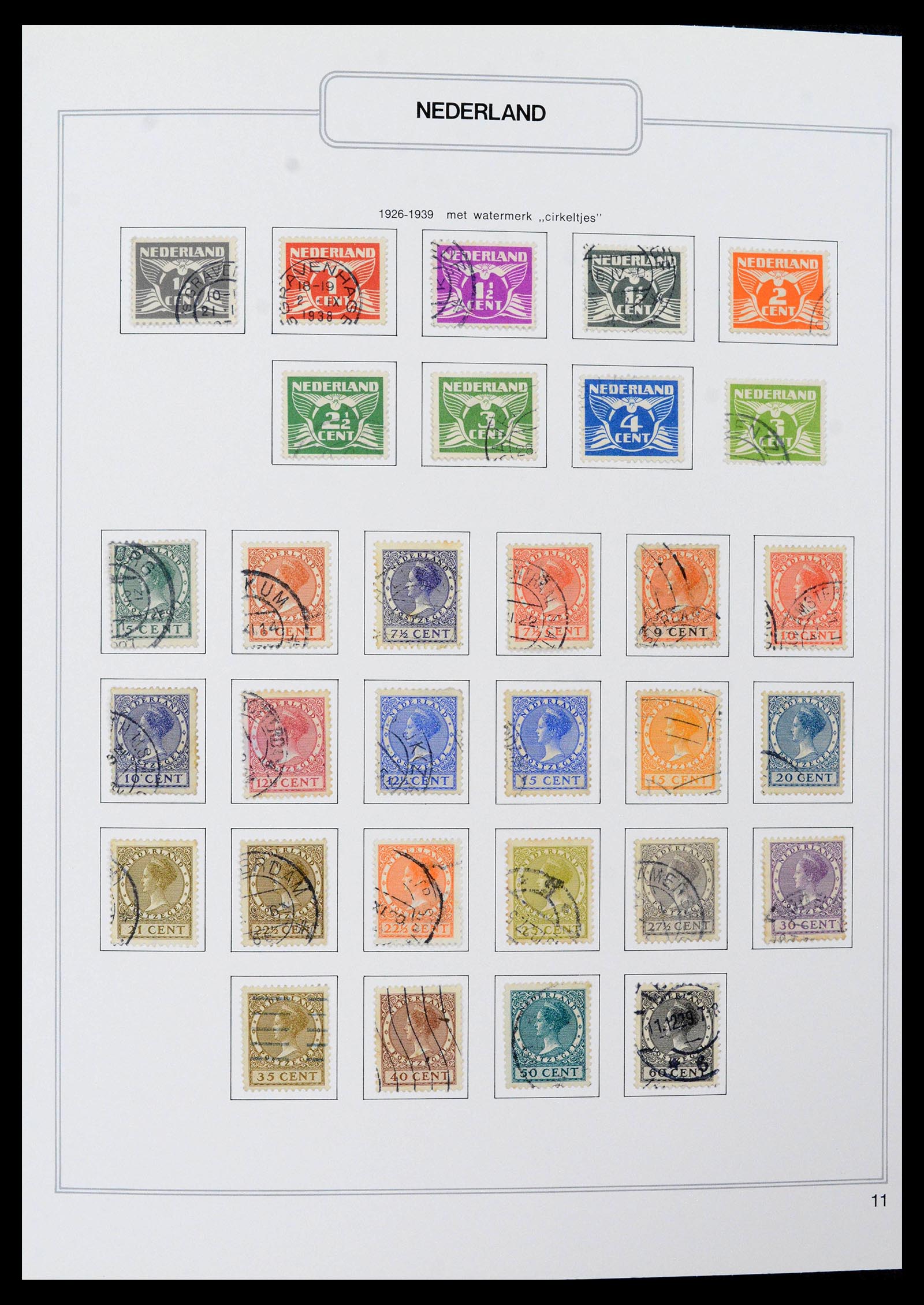 39261 0011 - Stamp collection 39261 Netherlands 1852-2015.