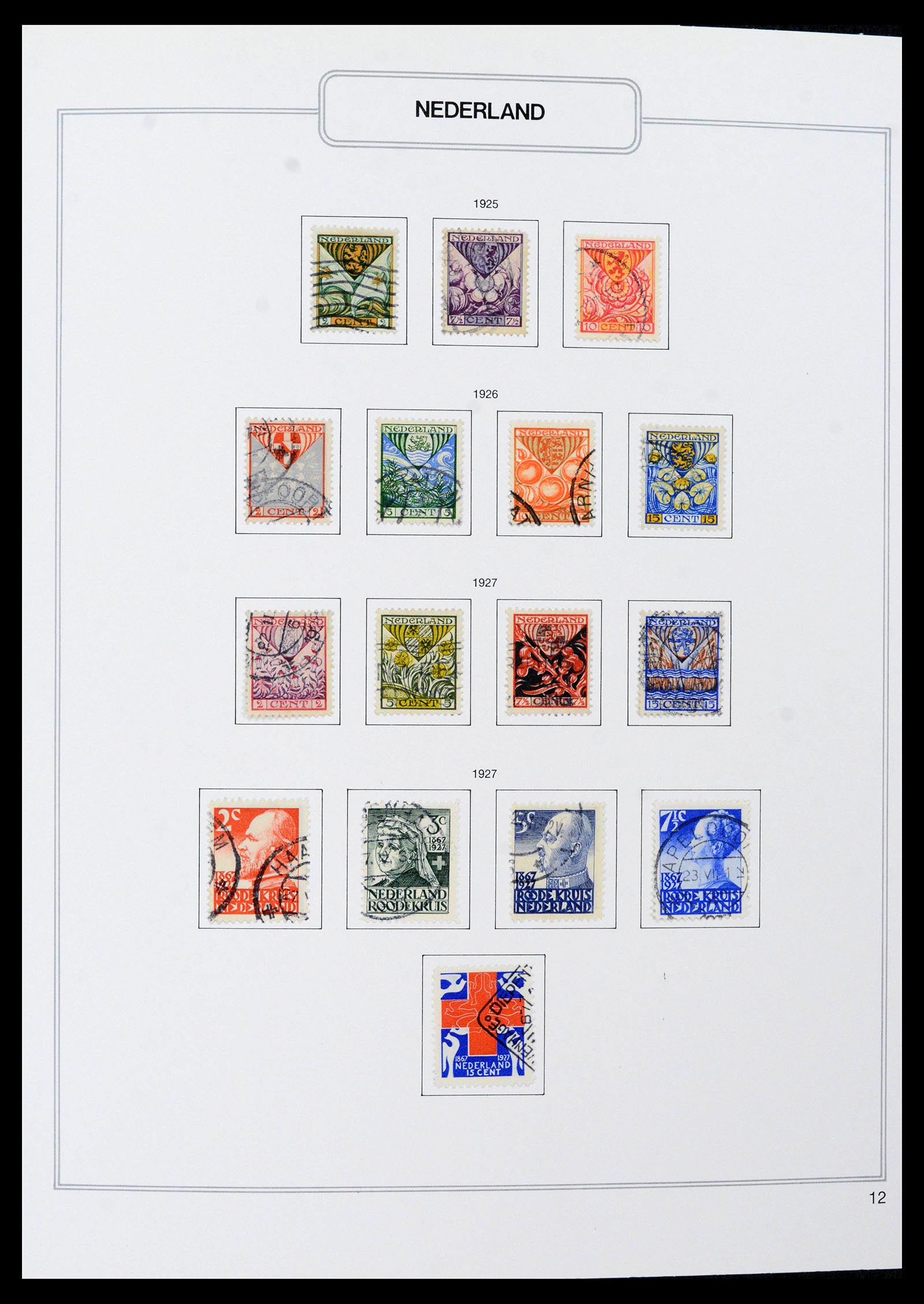 39261 0012 - Stamp collection 39261 Netherlands 1852-2015.