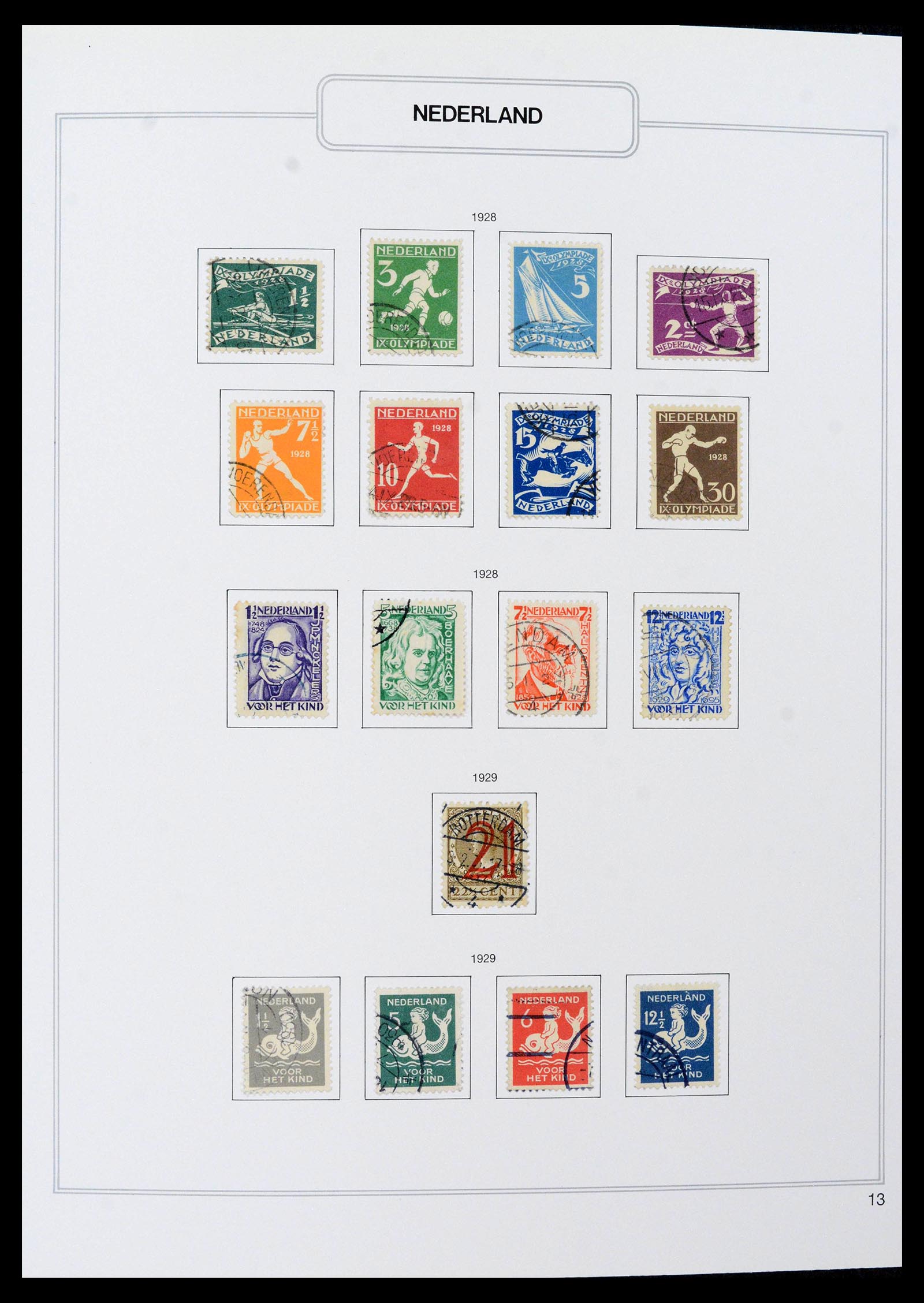 39261 0013 - Stamp collection 39261 Netherlands 1852-2015.
